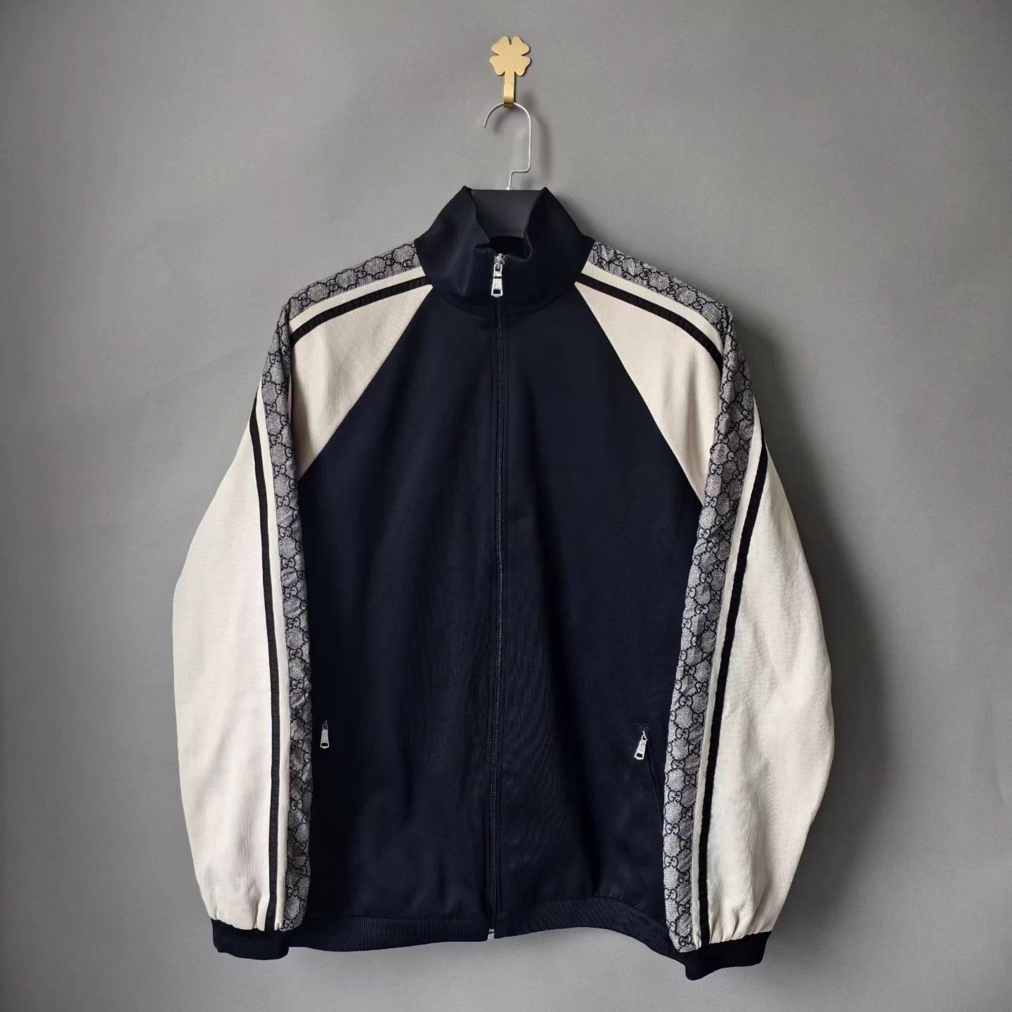Gucci Gucci Snake GG Monogram Colorblocked Zip Jacket Size US L / EU 52-54 / 3 - 1 Thumbnail