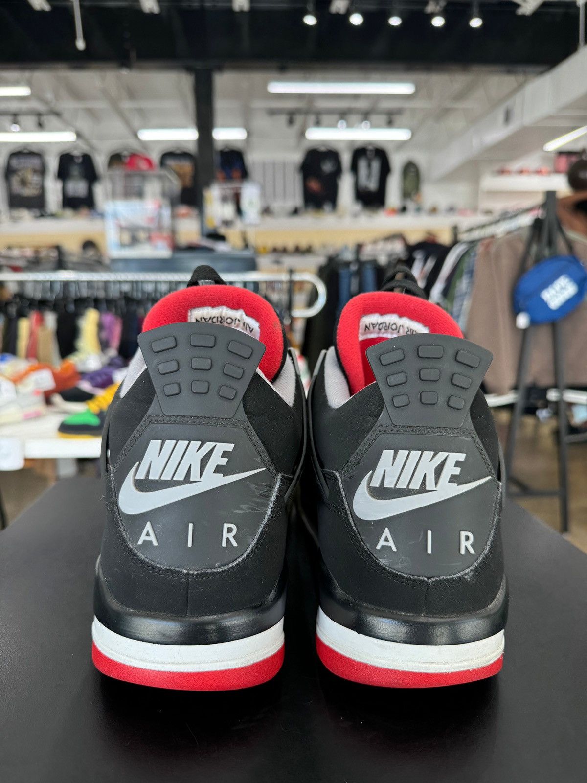 Jordan Brand Air Jordan 4 Black Cement Bred Sz. 12 (2019) Size US 12 / EU 45 - 5 Thumbnail