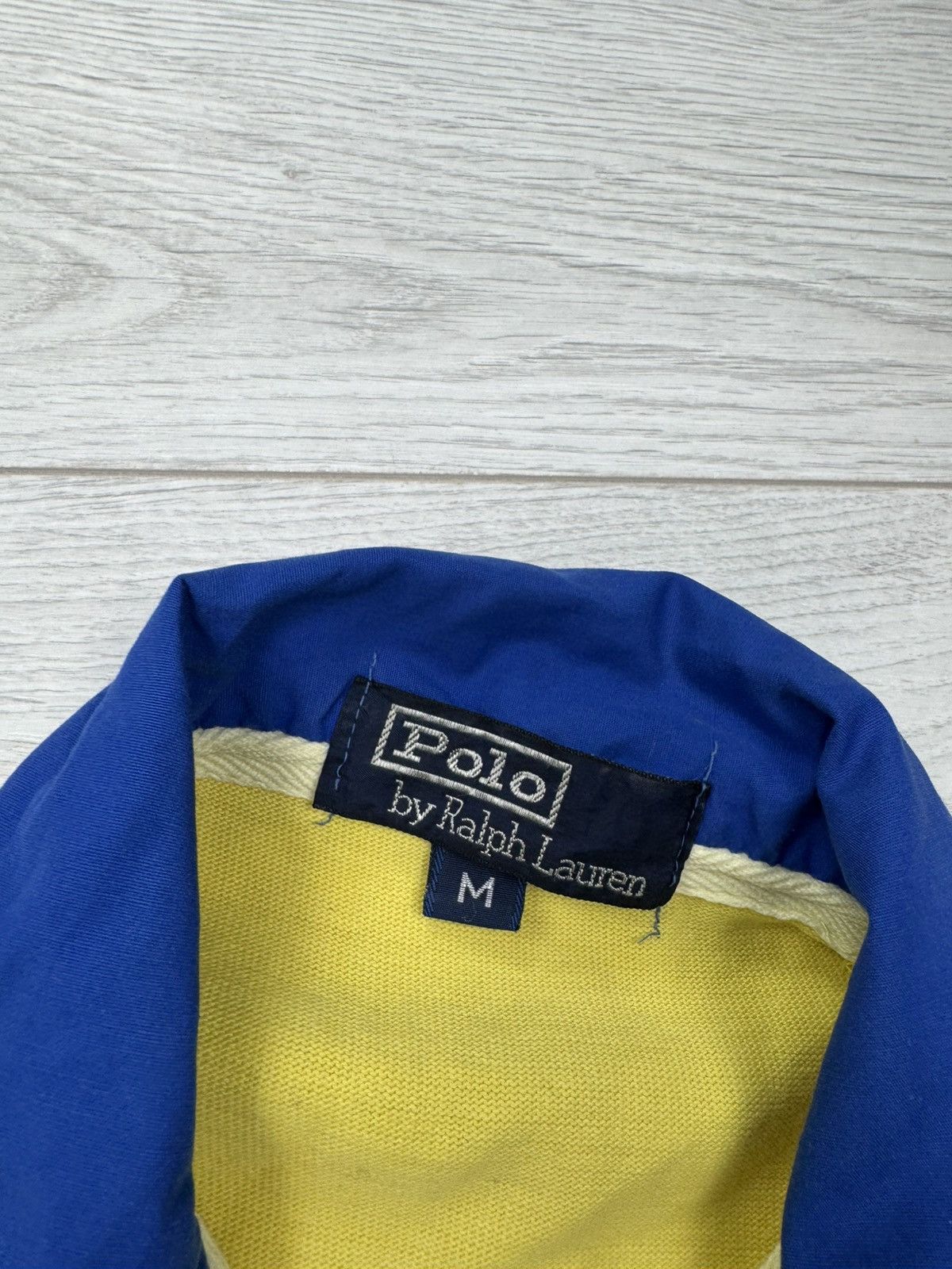 Polo Ralph Lauren × Vintage Vintage Polo Ralph Lauren Rugby Yellow Long Sleeve Shirt Size US M / EU 48-50 / 2 - 7 Thumbnail