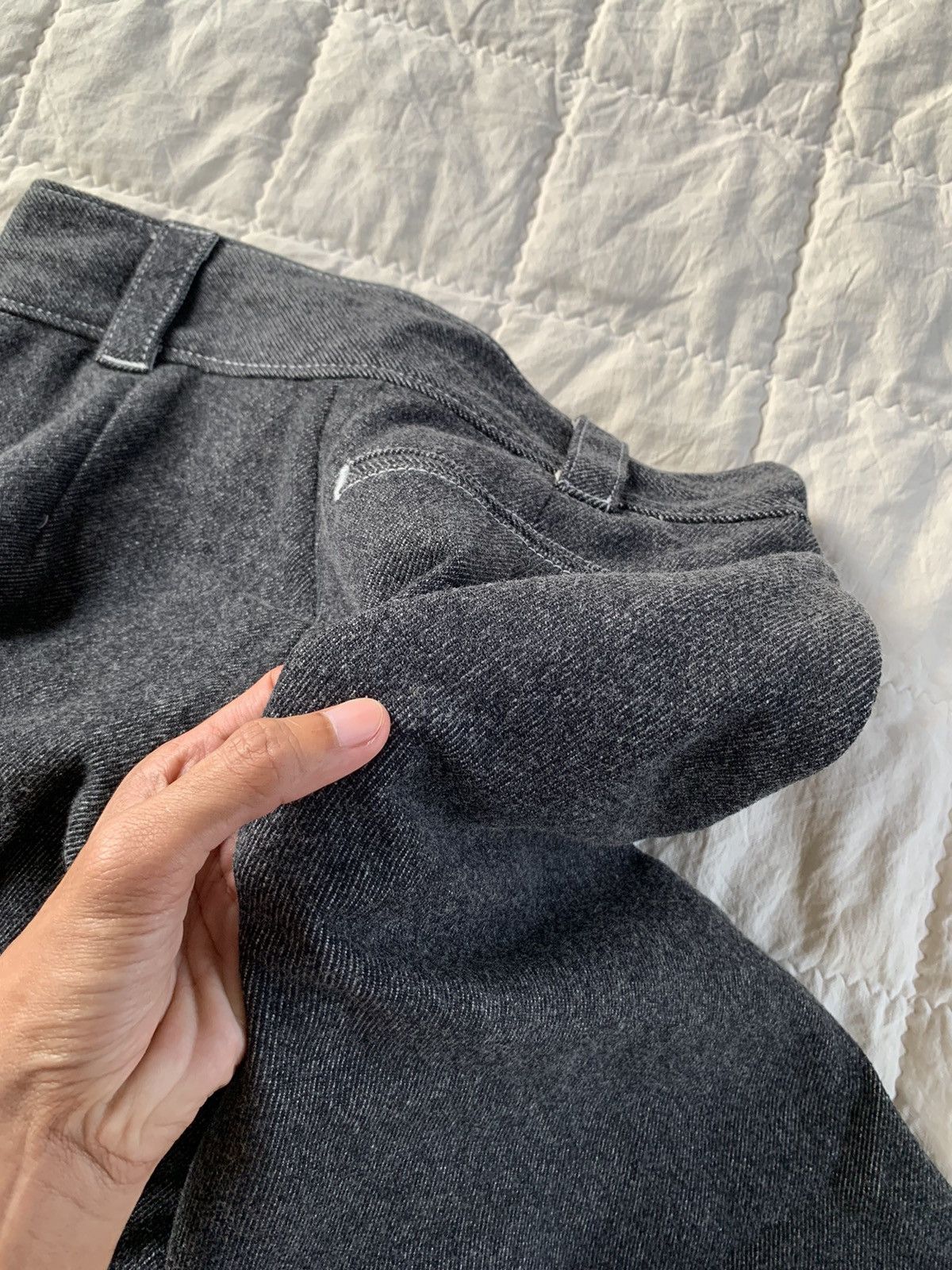 Comme des Garcons AD2003 Tricot Comme des Garcons Wide Trouser Size 30" / US 8 / IT 44 - 17 Thumbnail