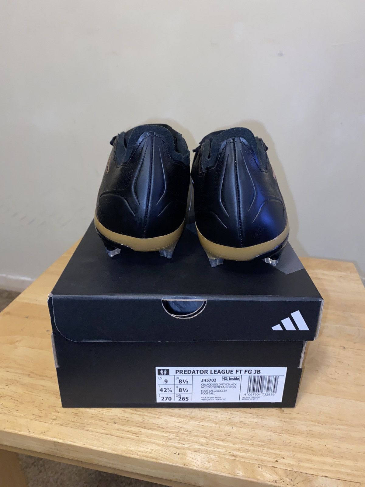 Adidas Adidas Predator 24 League FG Jude Bellingham Belli Gold Size US 8.5 / EU 41-42 - 4 Thumbnail