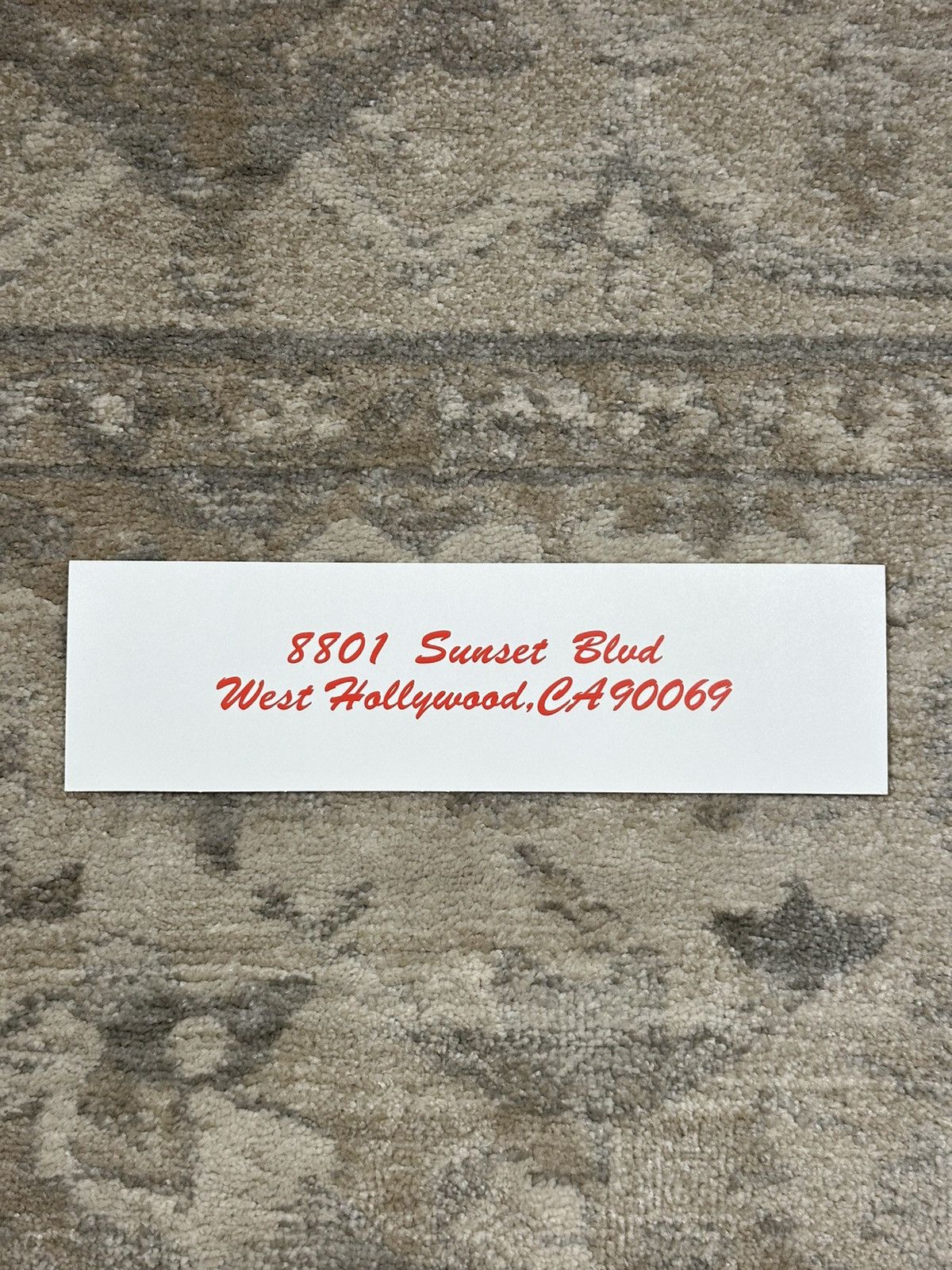 Supreme Supreme West Hollywood Store Opening Box Logo Sticker Size ONE SIZE - 2 Thumbnail