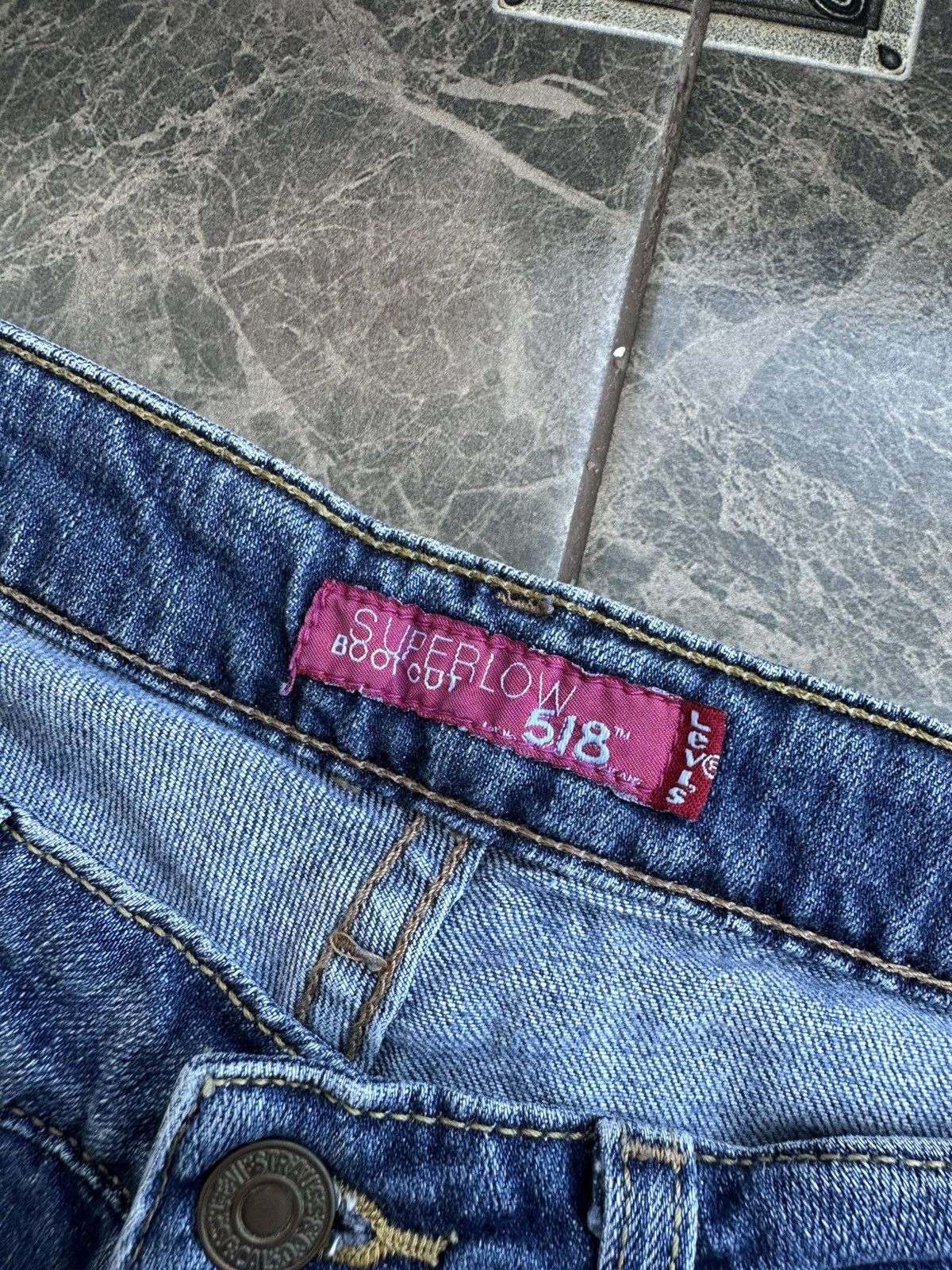 Levi's Vintage Levi’s 518 Low Rise Bootcut Woman Jeans Sz M Size 30" / US 8 / IT 44 - 9 Thumbnail