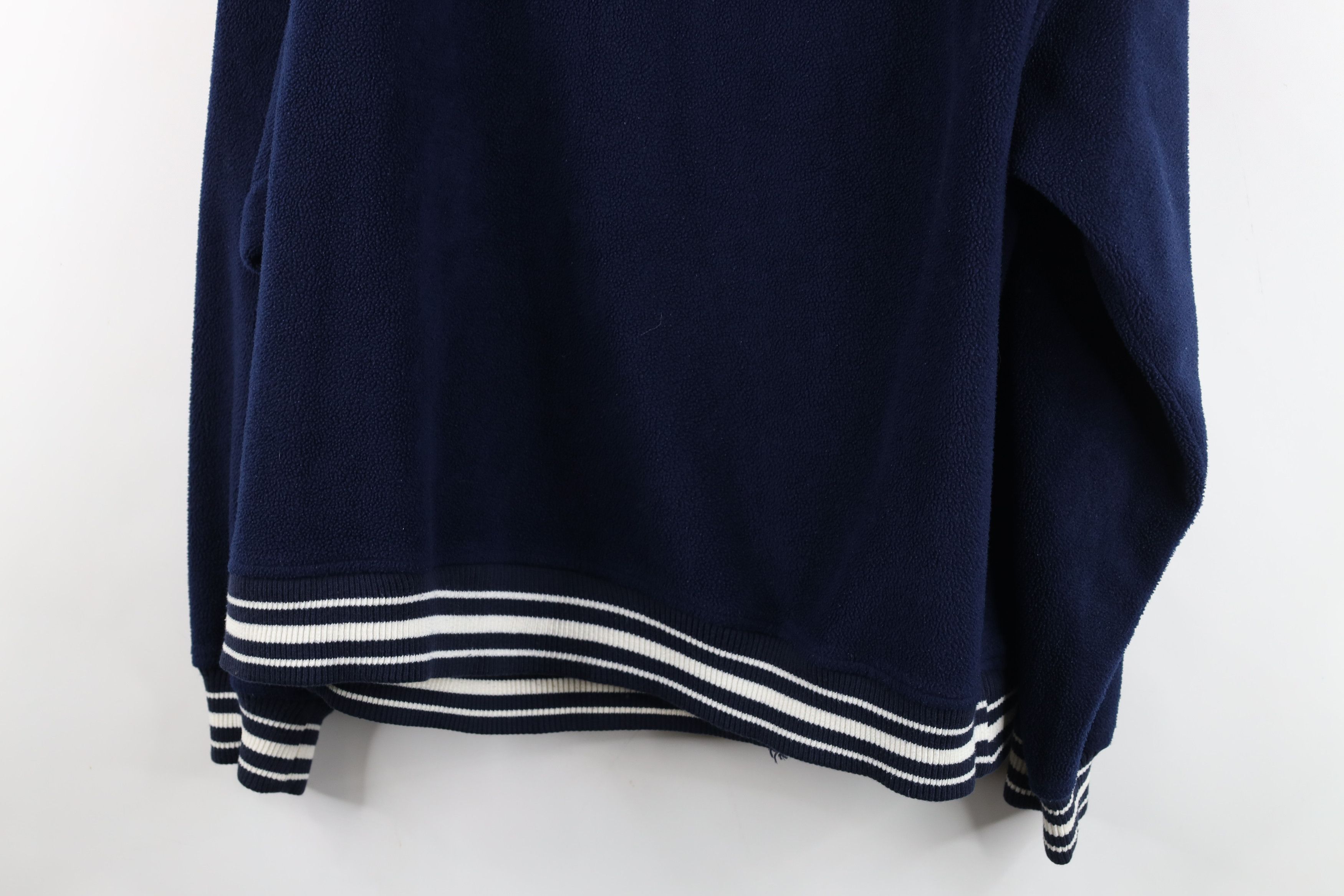 Starter Vintage 90s Starter of Michigan Full Zip Fleece Hoodie Blue Size US XL / EU 56 / 4 - 16 Thumbnail