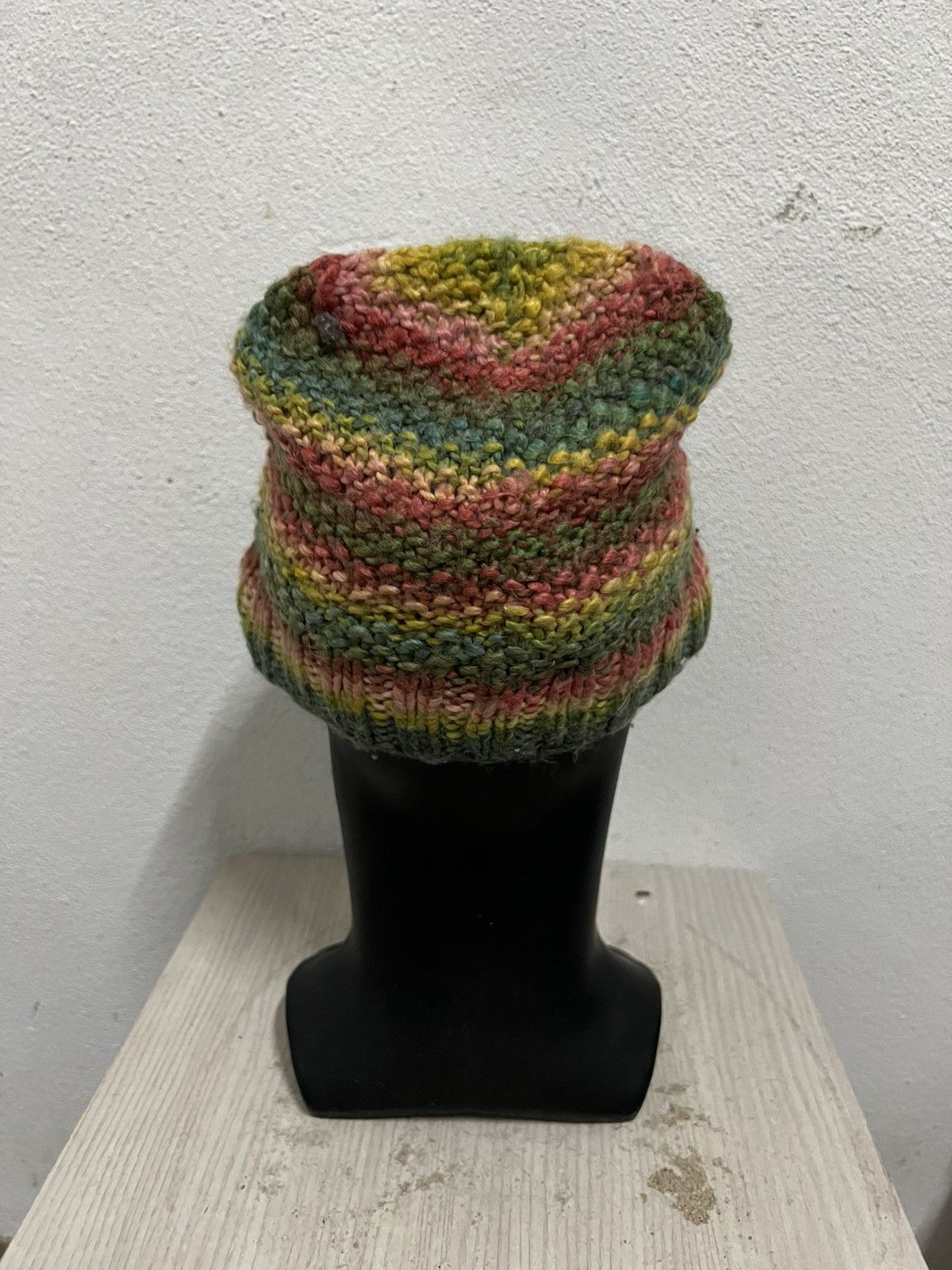 Zara ZARA knit rainbow Beanie Hat Size ONE SIZE - 5 Thumbnail