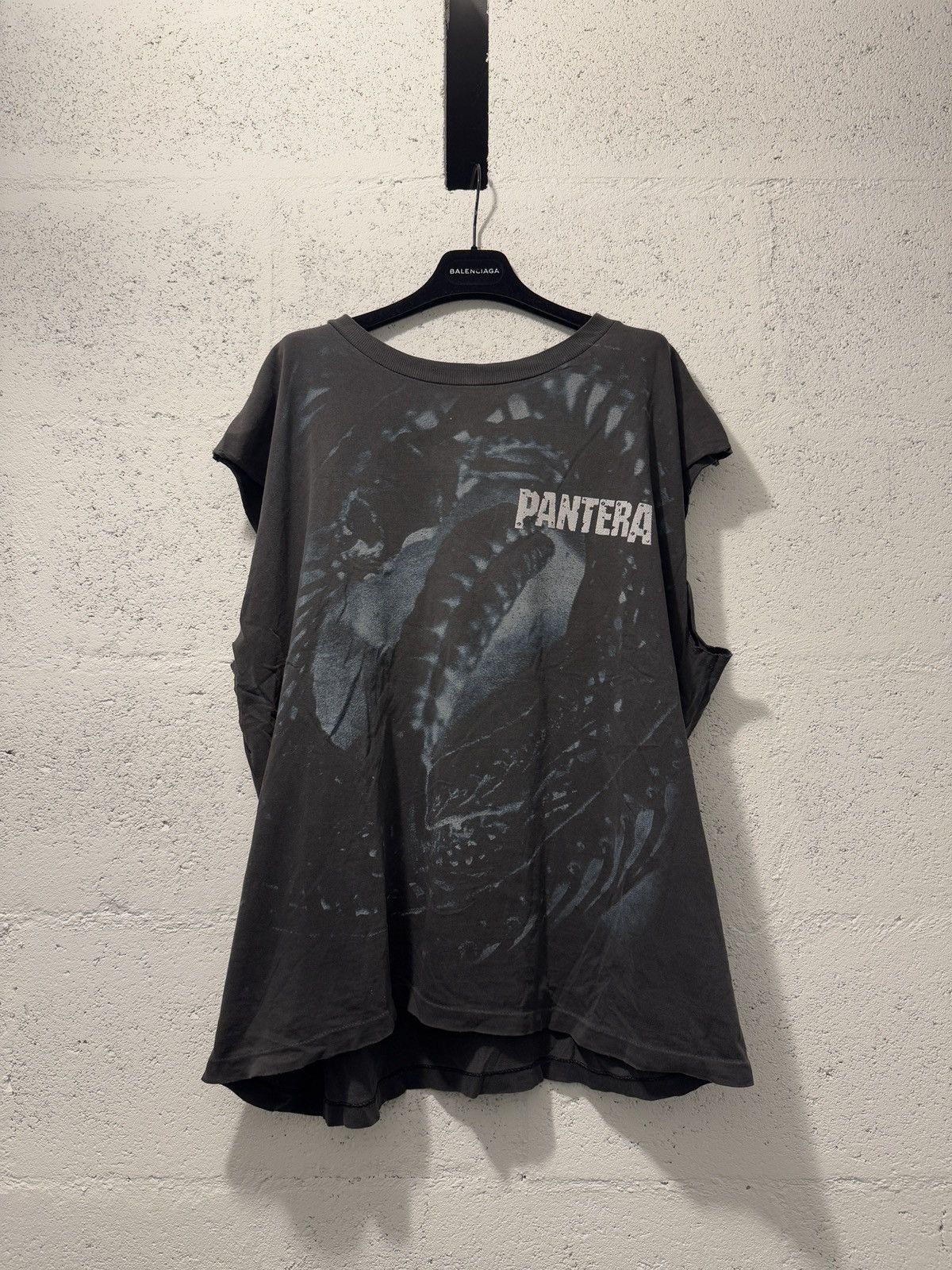 Band Tees × Vintage *RARE* PANTERA TRENDKILL TOUR 1996 AOP CHOPPED TEE Size US XL / EU 56 / 4 - 1 Thumbnail
