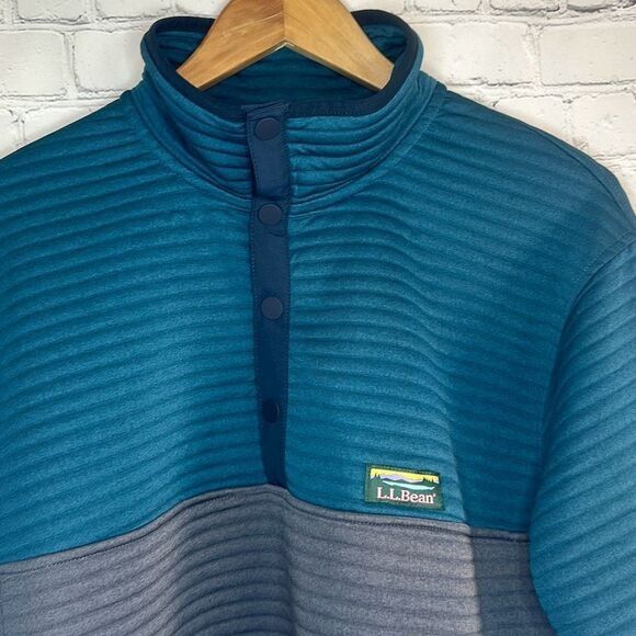 L.L. Bean LL Bean Airlight Knit Pullover Snap Front Quilted Mens Size Size US L / EU 52-54 / 3 - 2 Thumbnail