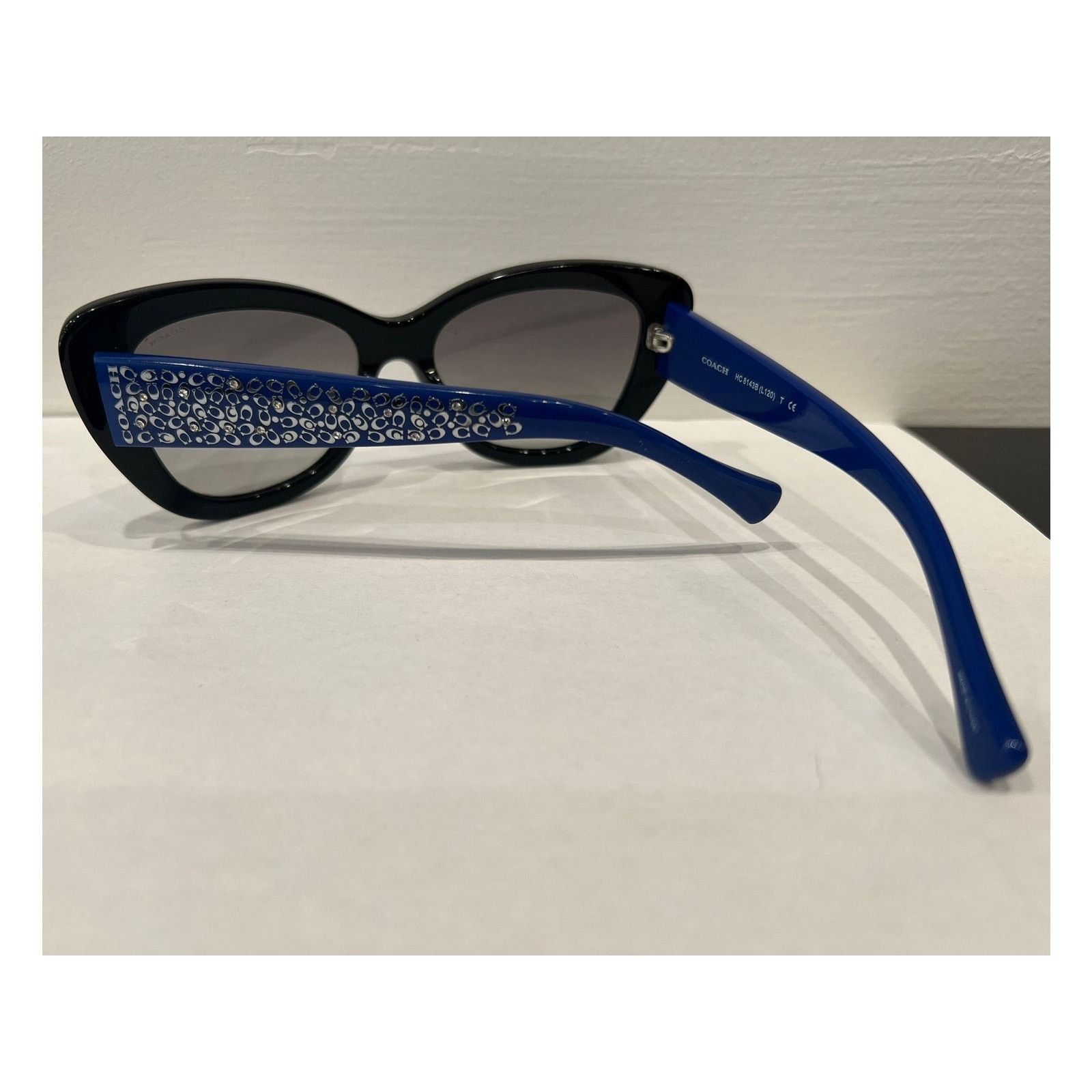 Coach Coach Sunglasses 528211 BLACK/BLUE Size ONE SIZE - 4 Thumbnail