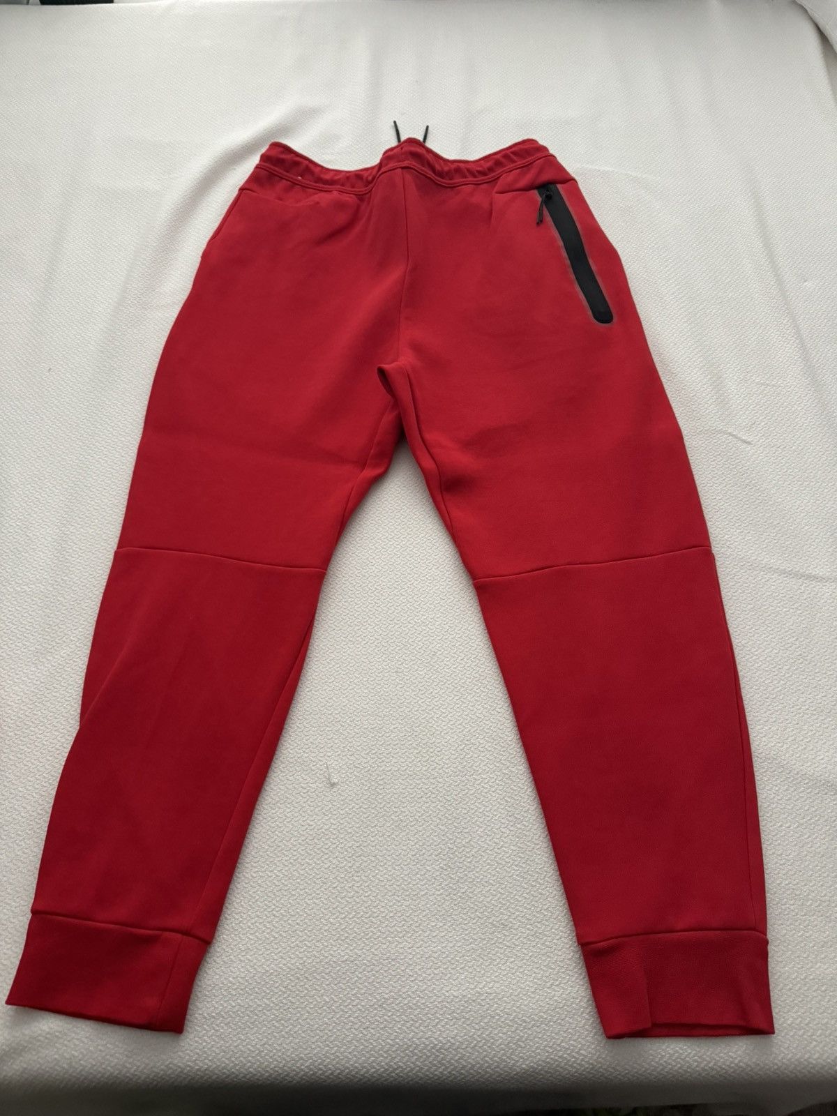 Nike Nike Tech Men's Fleece Joggers Red Size US 36 / EU 52 - 2 Thumbnail