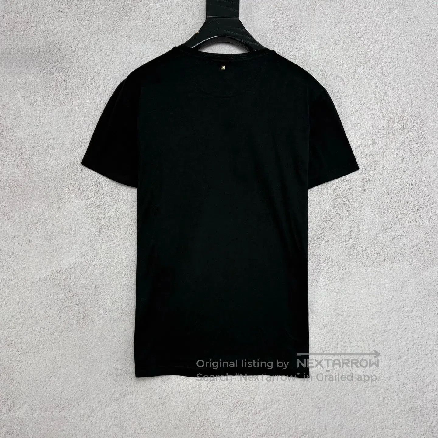 Valentino Valentino Black riveted short-sleeve shirt Size US S / EU 44-46 / 1 - 2 Thumbnail