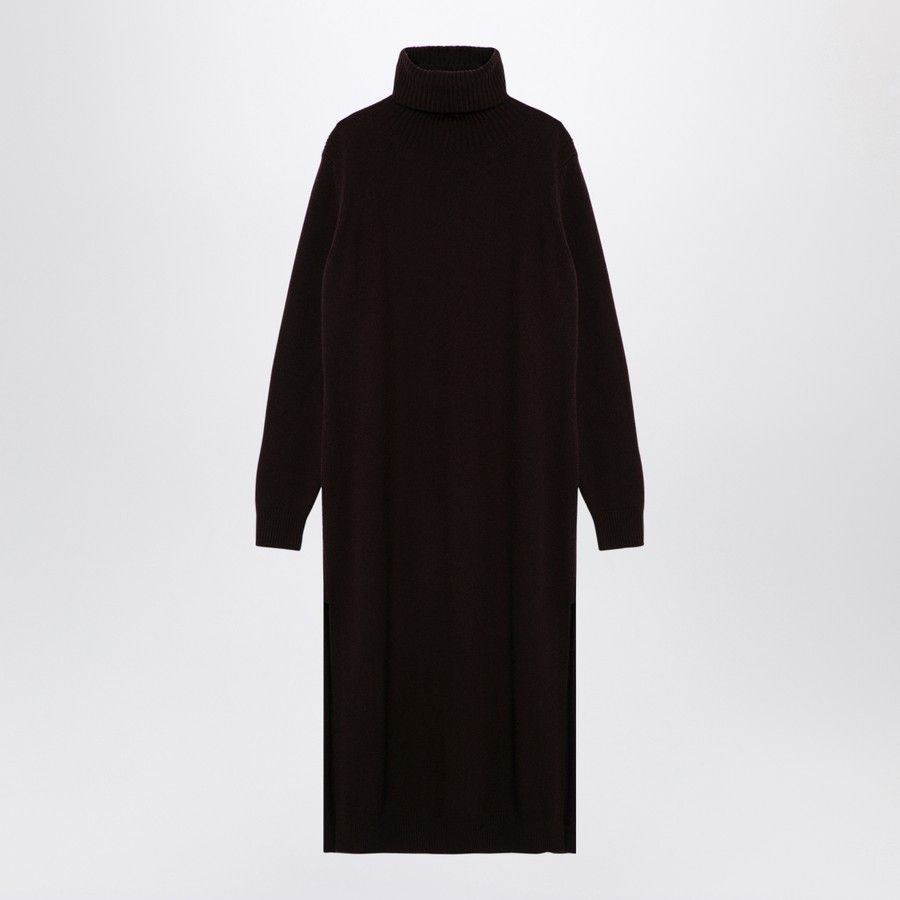 Roberto Cavalli o1d2blof0924 Turtleneck Dress in Brown Size S / US 4 / IT 40 - 1 Thumbnail