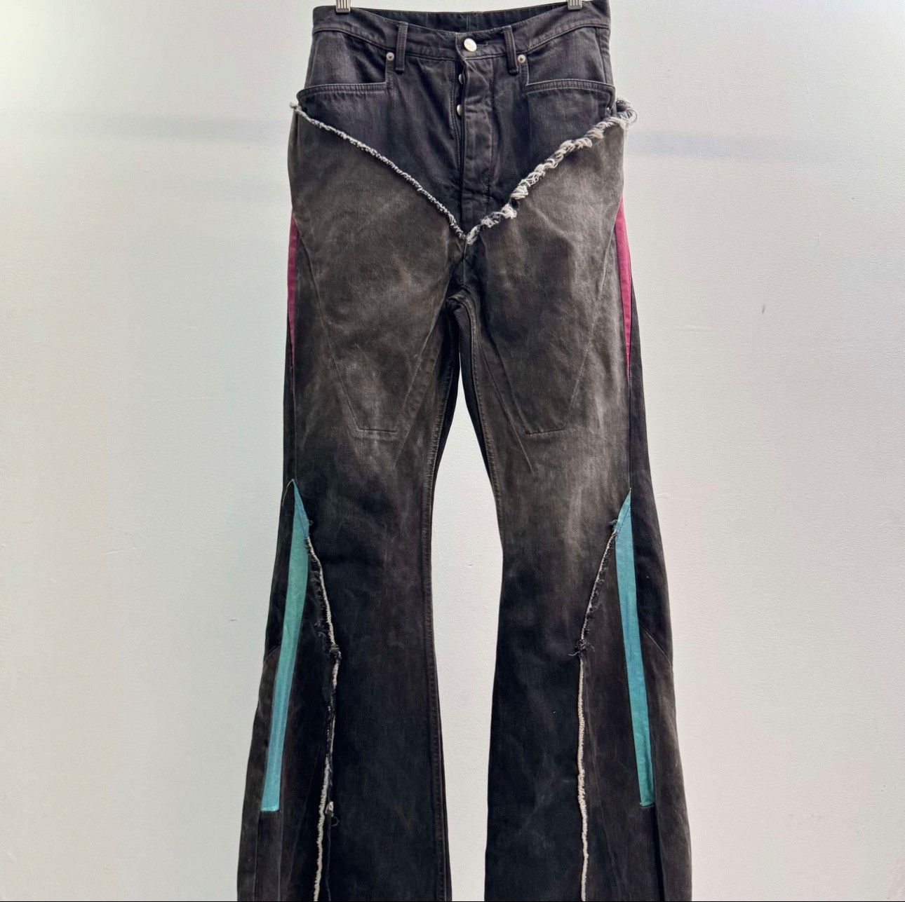 Rick Owens Rick Owens Silvered EDFU Jeans Size US 29 - 1 Thumbnail
