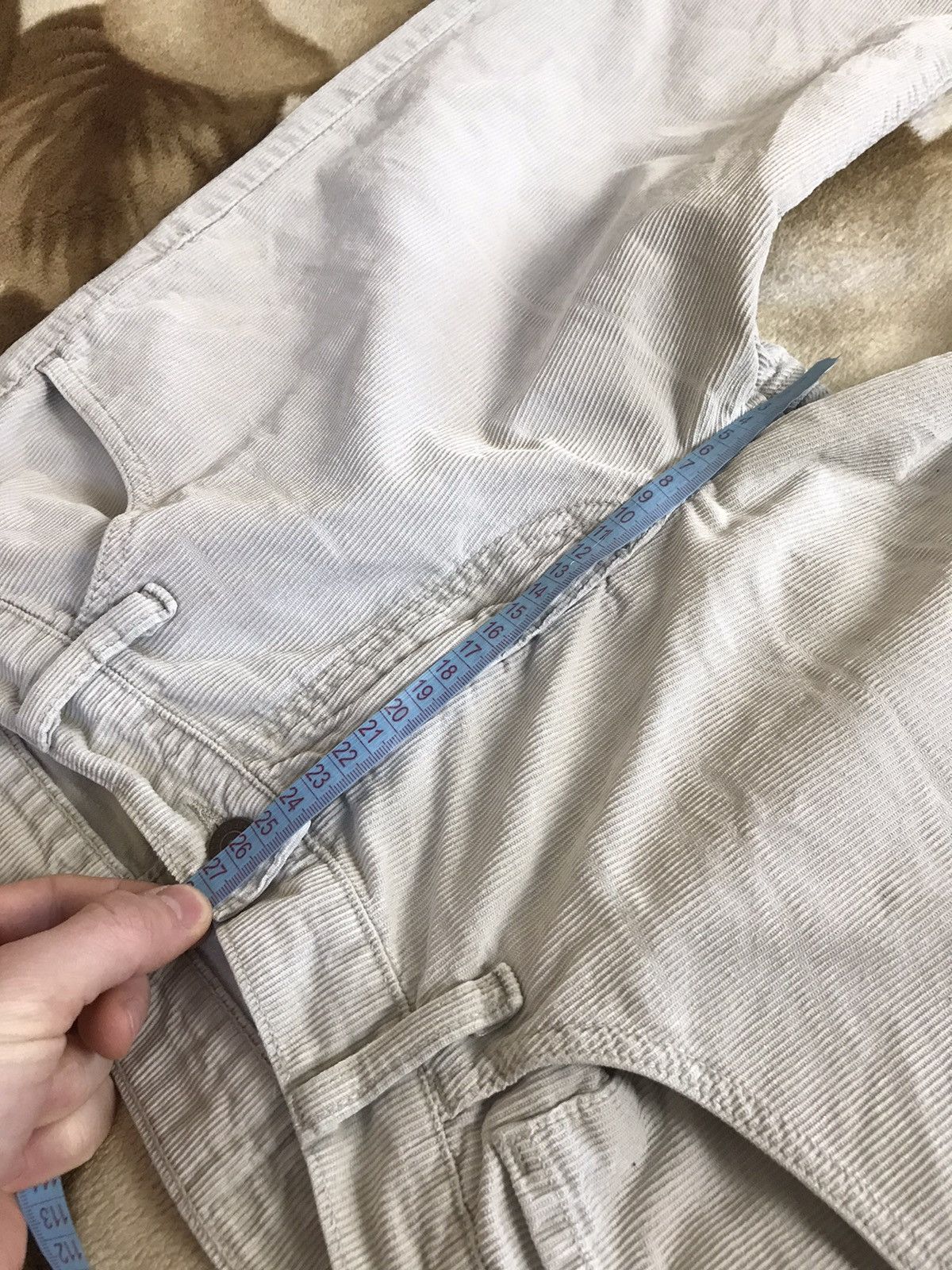 Levi's 🔥 Y2K Vintage Levi’s 507 Cream Bootcut Corduroy Pants 32x32 Size US 32 / EU 48 - 10 Thumbnail