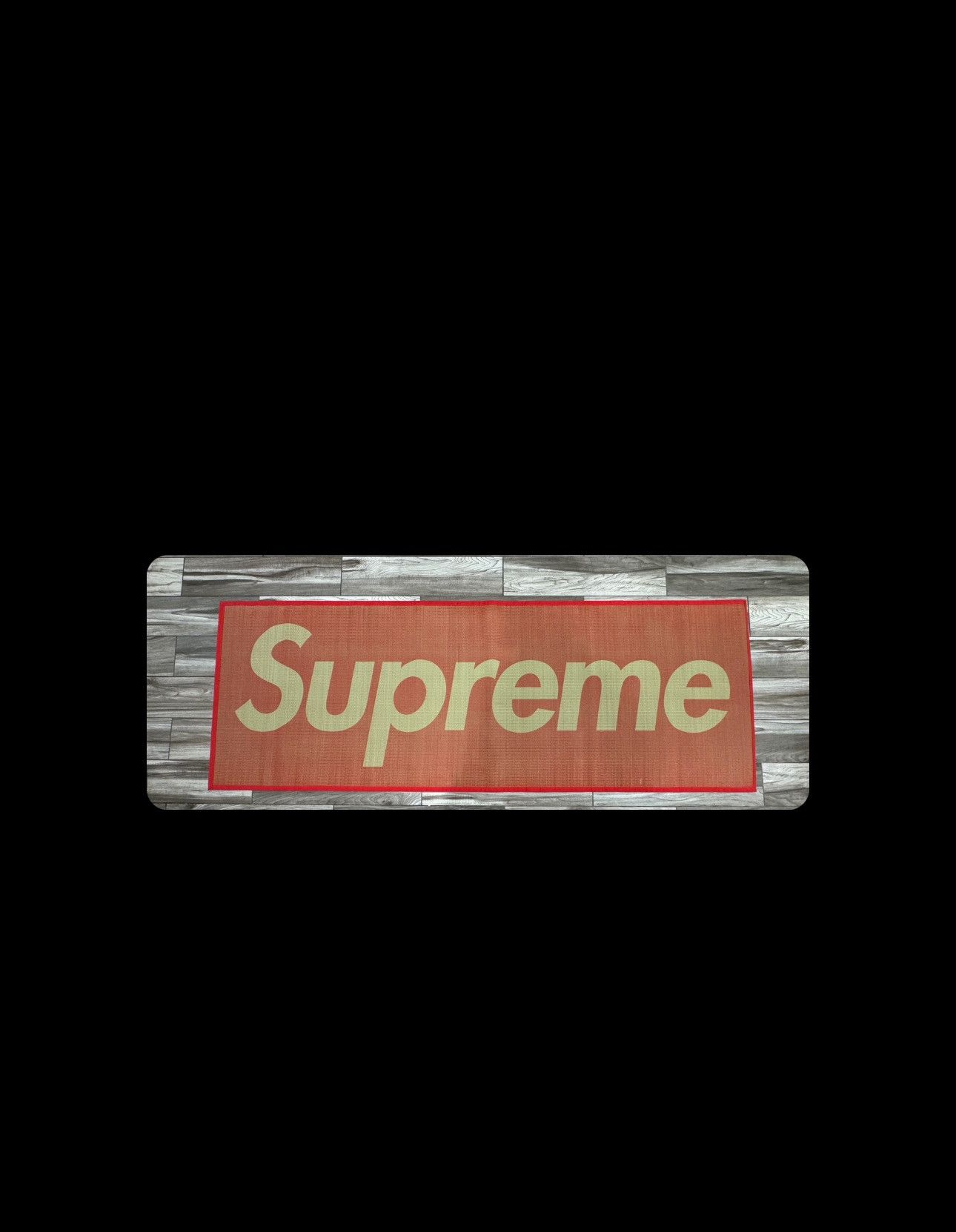 SS20 Supreme Straw Mat Black マット ござ Supreme SUPREME WOVEN STRAW MAT BLACK | Grailed