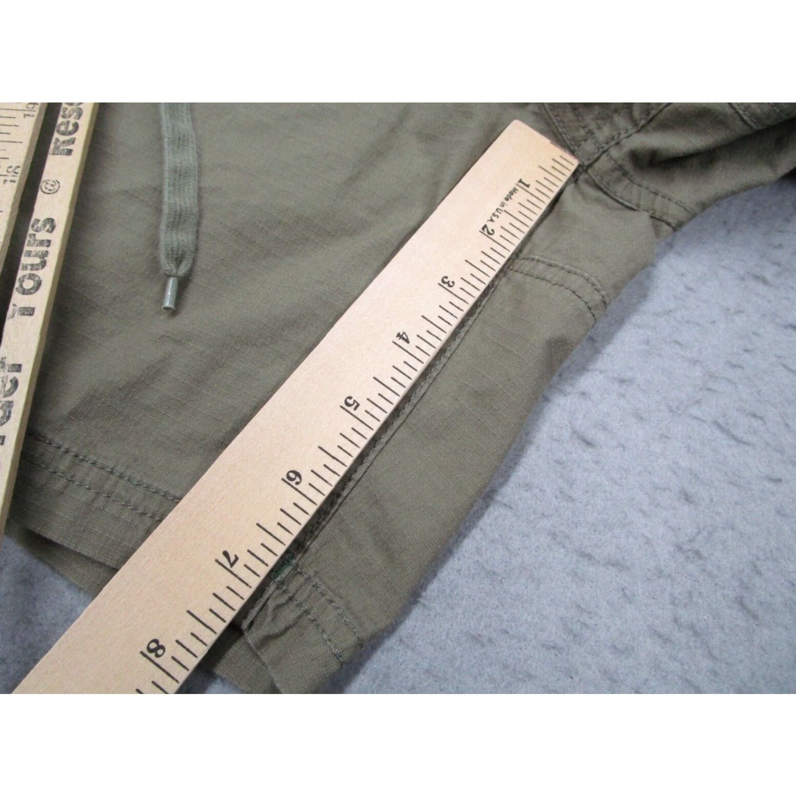 Vissla Vissla Mens Green RIPSTOP short Drawstring Pockets - Organic Cotton 7" Inseam 5-Pocket Chino Shorts Size S Size US 29 - 6 Thumbnail