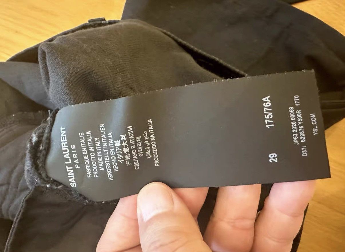 Yves Saint Laurent Saint Laurent black jeans Size US 29 - 5 Thumbnail