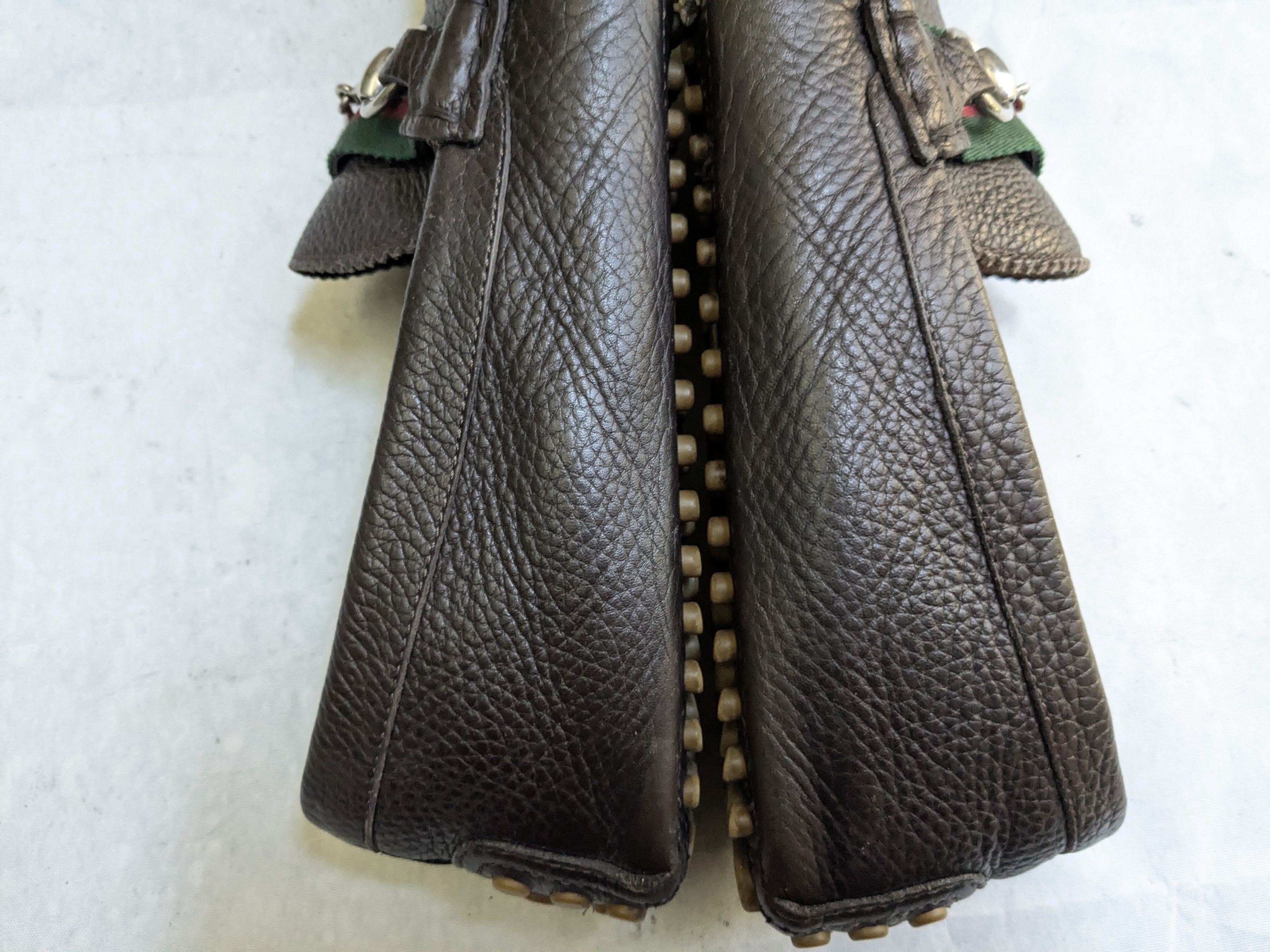 Gucci Gucci Horsebit Driving Loafers Brown 11.5 Leather Size US 11.5 / EU 44-45 - 6 Thumbnail
