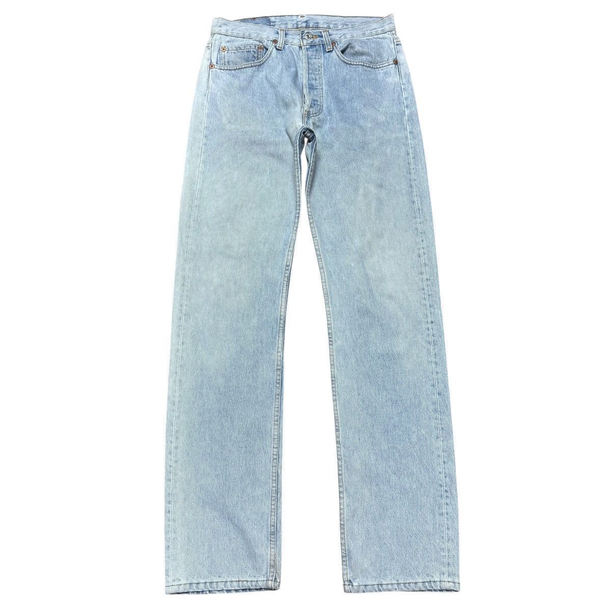 Levi's Vintage Levis 501 Faded Blue Jeans Size US 31 - 1 Thumbnail