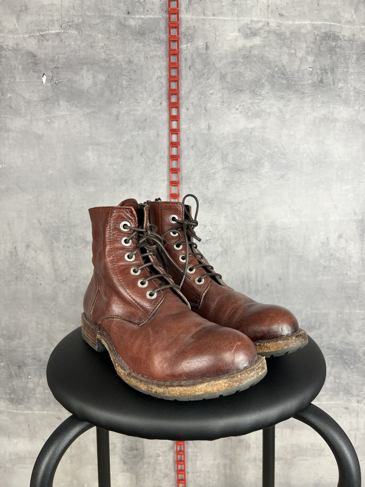 MoMA MOMA Leather Ankle Boots EU 38 Women / Unisex Brown Size US 8 / IT 38 - 1 Thumbnail