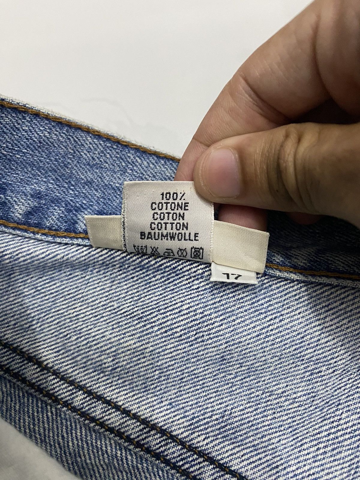If Six Was Nine BAGGY JEANS REPLAY DISTRESSED DENIM JEANS Size US 30 / EU 46 - 10 Thumbnail