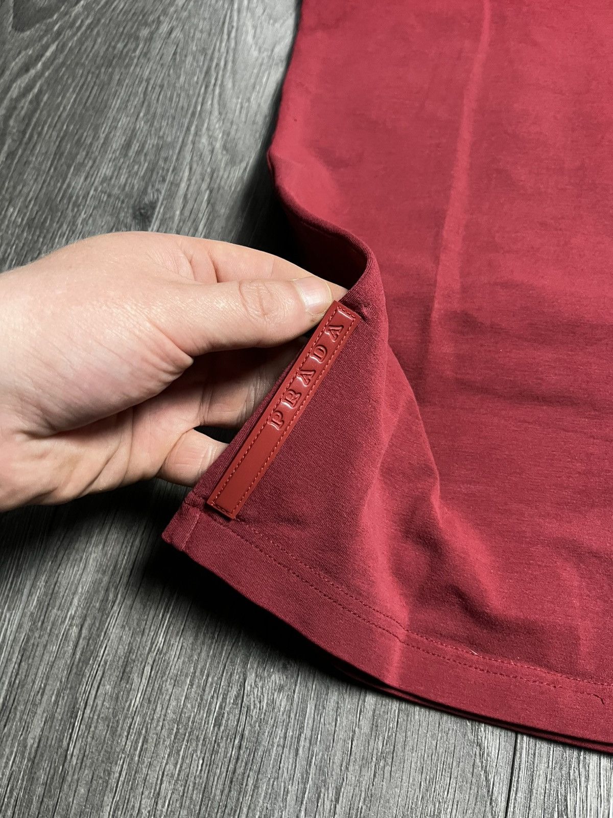 Prada Prada Linea Rossa 2011 "Heart Sketch" Red T-Shirt Size US XL / EU 56 / 4 - 2 Thumbnail
