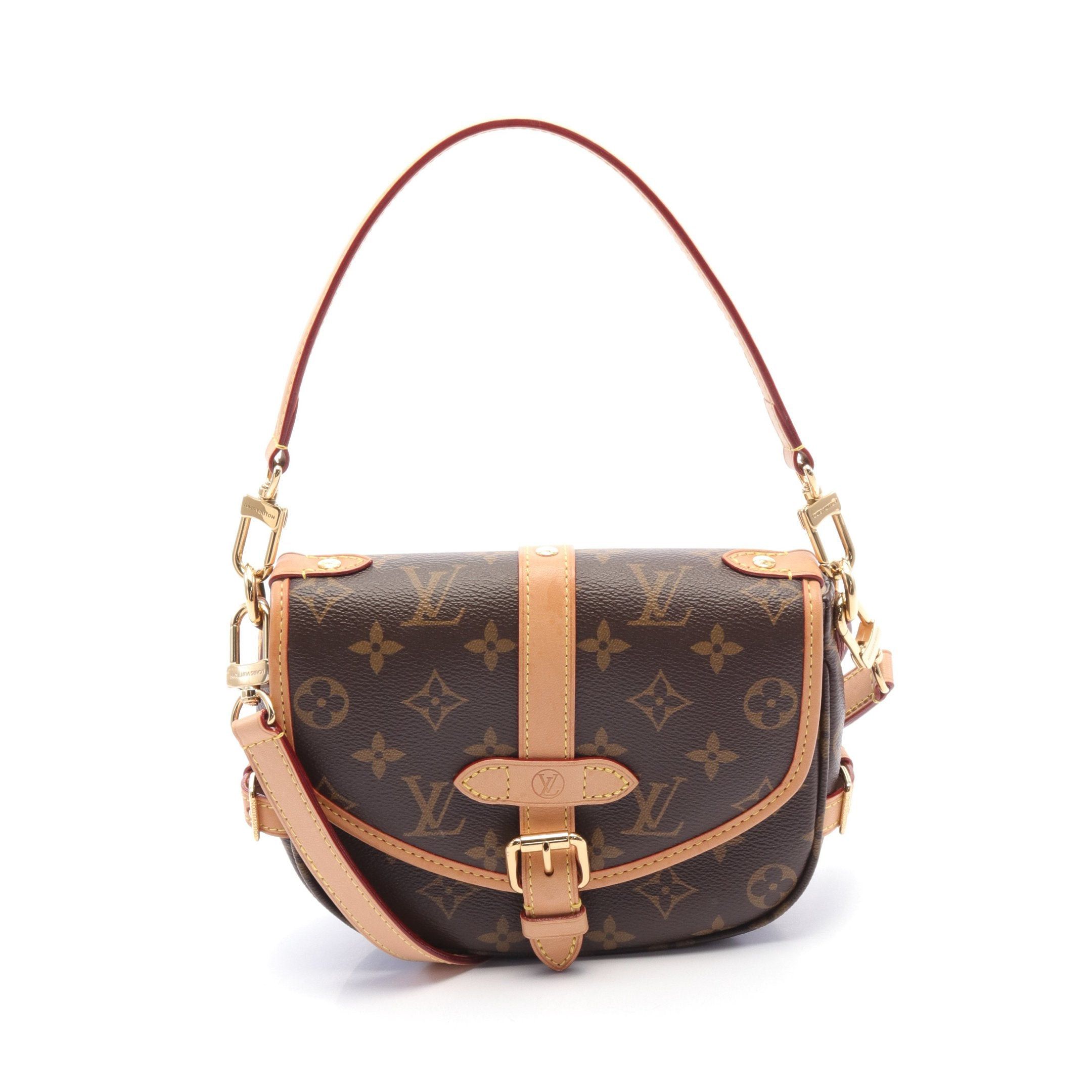 Louis Vuitton Louis Vuitton Saumur Bb Monogram Handbag Brown Size ONE SIZE - 1 Thumbnail