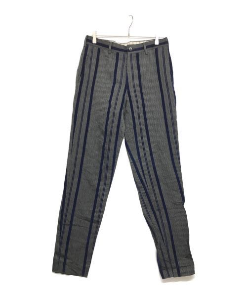Yohji Yamamoto Yohji Yamamoto pour homme Velor lined striped slacks Size US 33 - 1 Thumbnail