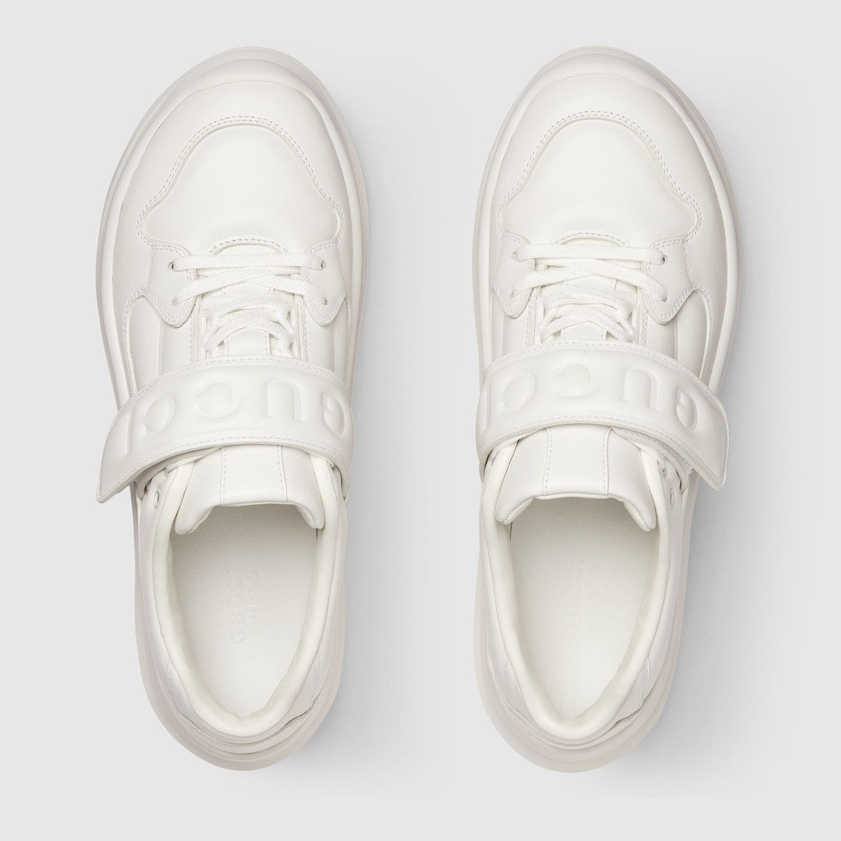 Gucci oc11z1025 Wave Wedge Sneakers in White Size US 9 / IT 39 - 5 Thumbnail
