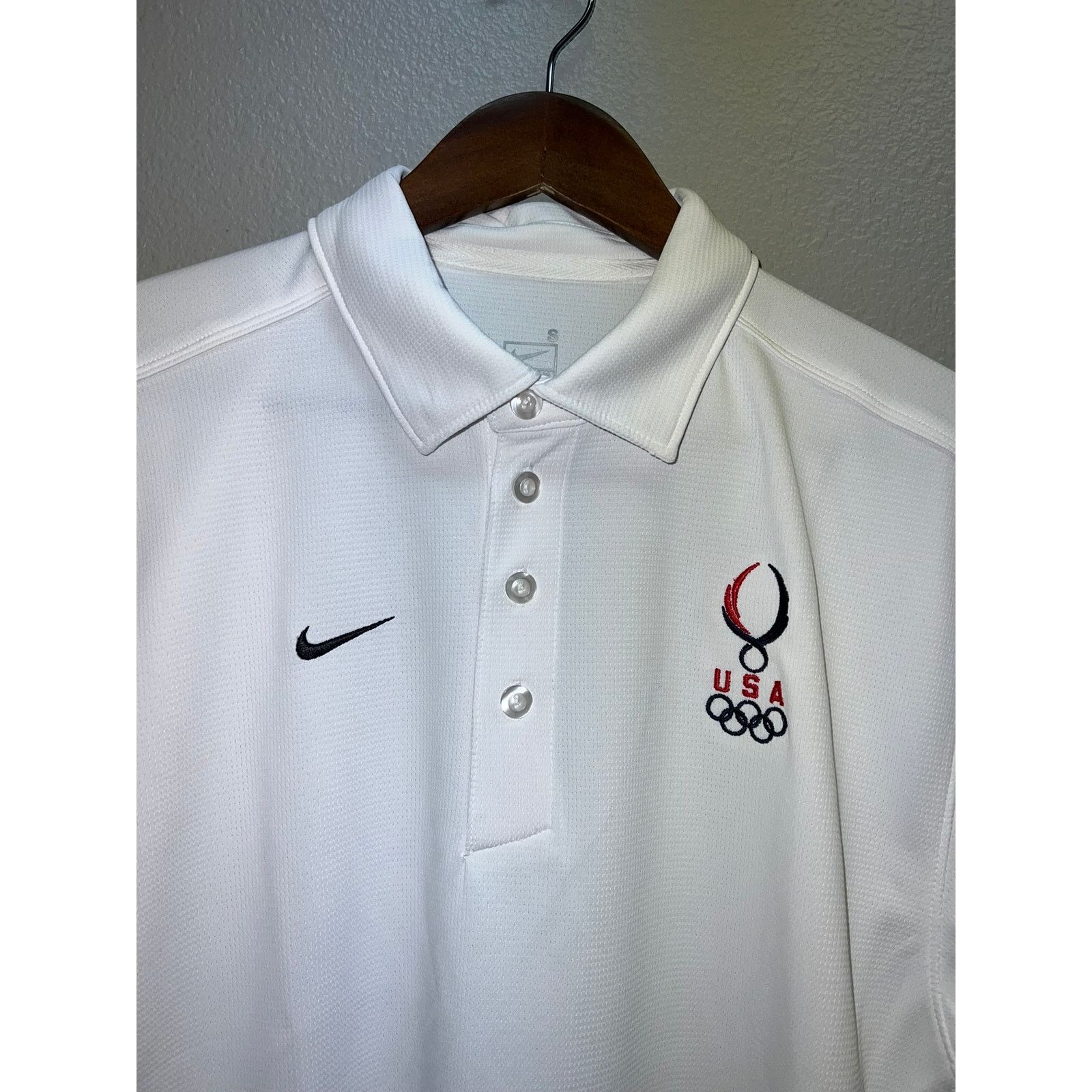 Nike Nike Olympics Polo Shirt Gameday DF USA Olympic Team NWT S Size US S / EU 44-46 / 1 - 2 Thumbnail
