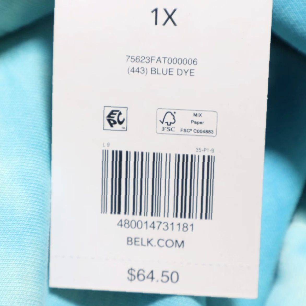 Vintage Zelos 1/2 Zip Tie-Dye Hoodie Blue Women's 1X Shirt Holy smokes Size XL / US 12-14 / IT 48-50 - 5 Thumbnail