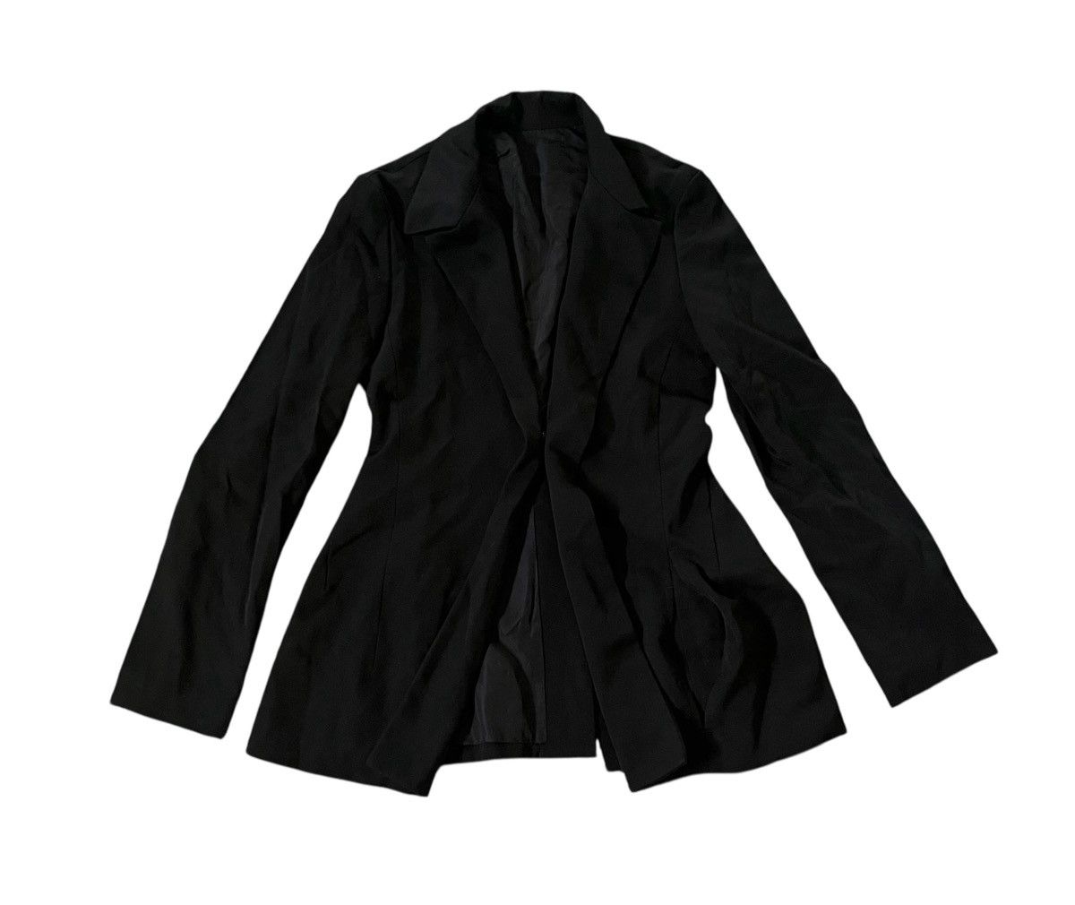 Yohji Yamamoto TAX FREE 🇺🇸 yohji yamamoto + noir avant garde black blazer Size US S / EU 44-46 / 1 - 4 Thumbnail