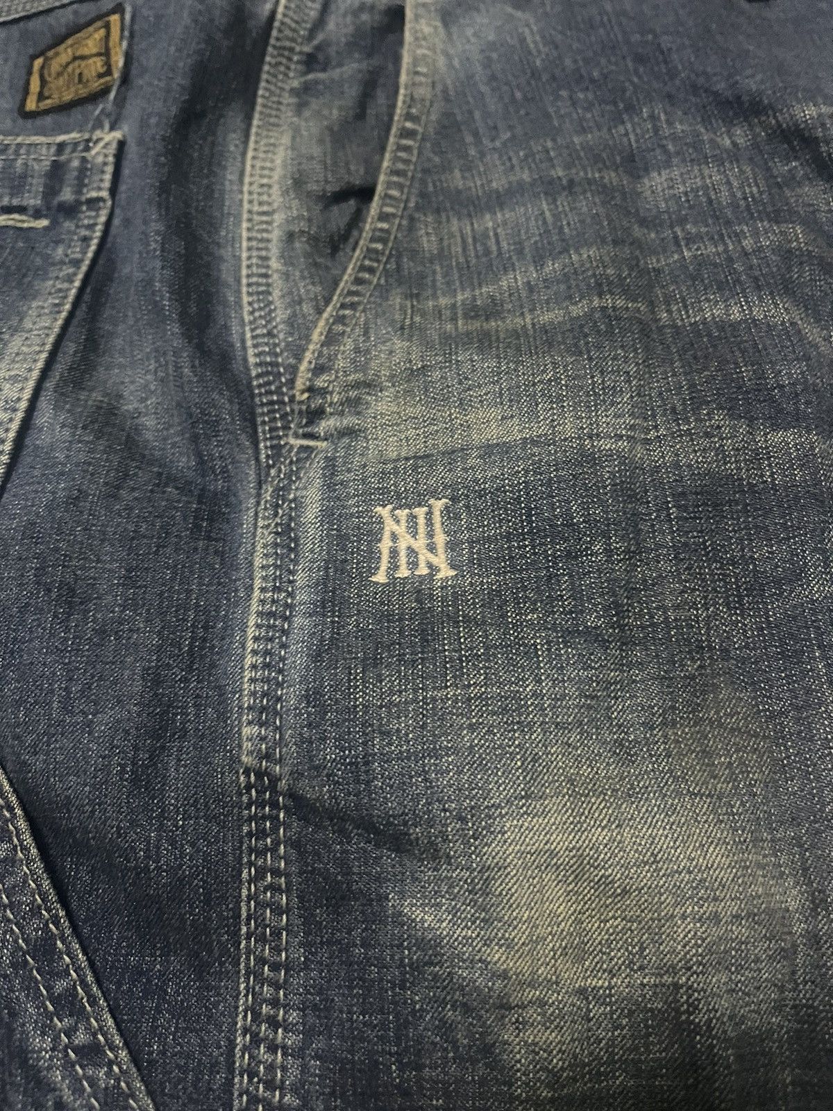 Japanese Brand Vintage Neighborhood Carpenter Baggy Jeans Size US 36 / EU 52 - 7 Thumbnail