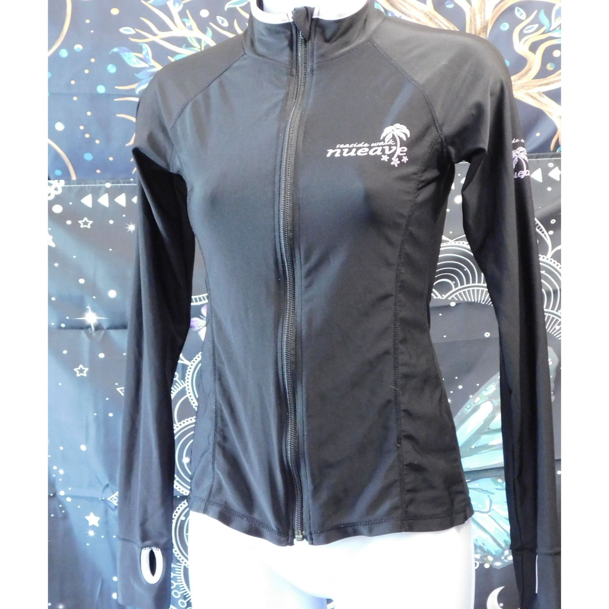 Other Seaside Walk Nueave Black And Pink Running Jacket Size M / US 6-8 / IT 42-44 - 4 Thumbnail