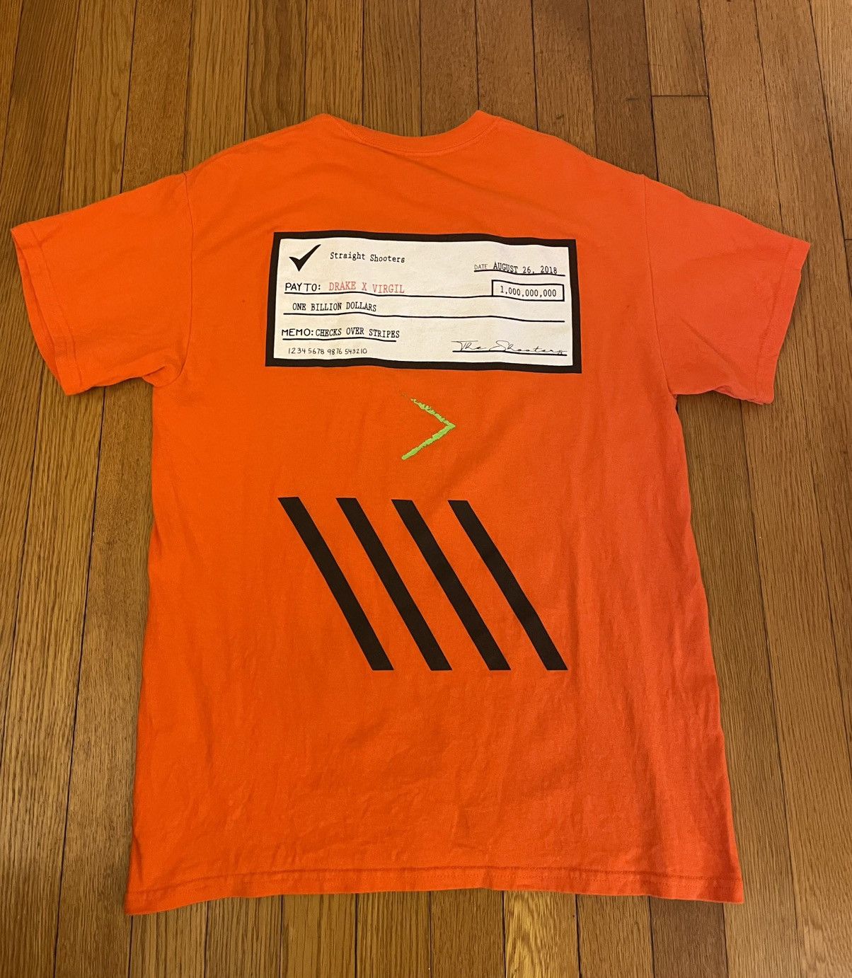 Virgil Abloh Drake x Virgil Abloh Limited party tee from August of 2018 Size US M / EU 48-50 / 2 - 3 Thumbnail