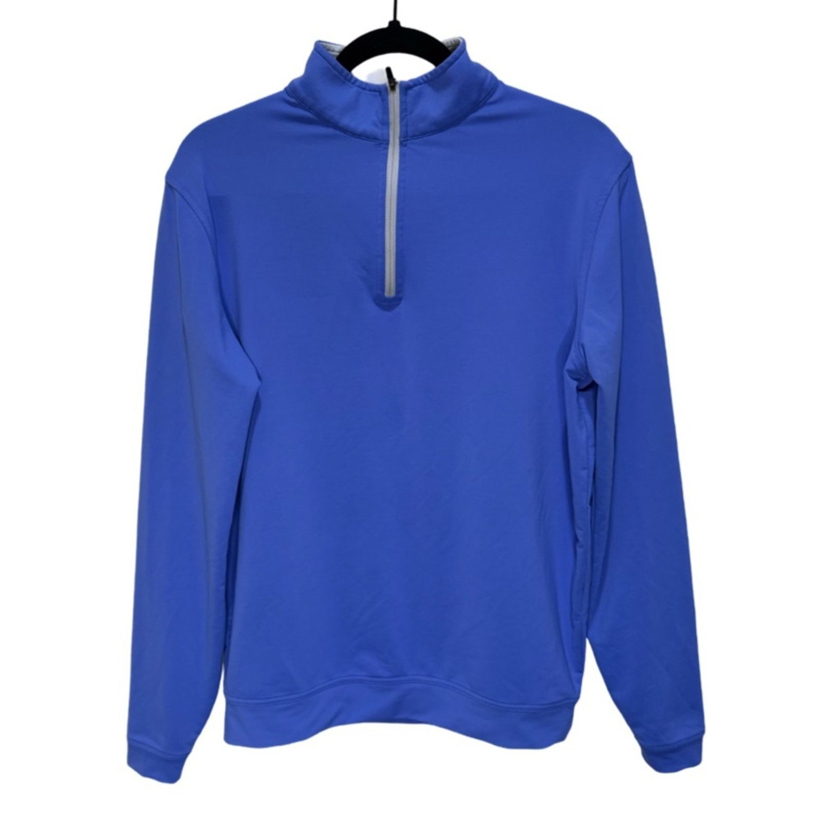 Peter Millar Peter Millar Wicking 1/4 Zip Pullover Sweater - Periwinkle Size S / US 4 / IT 40 - 1 Thumbnail