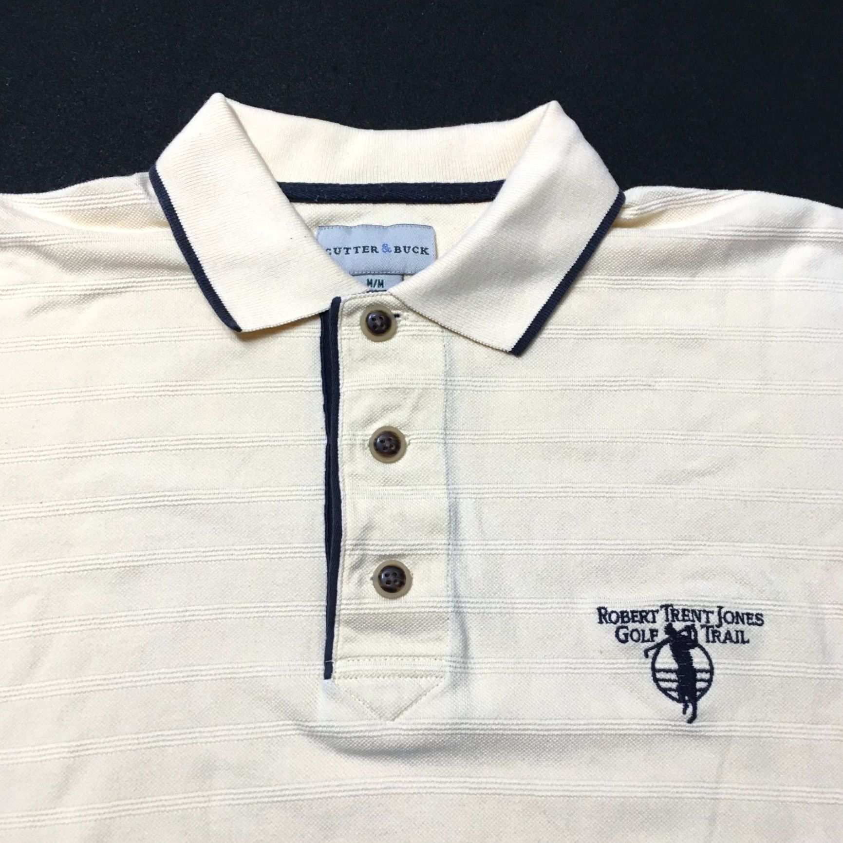 Cutter & Buck RObert TRENT JONES GOLF TRAIL CUTTER & BUCK MENS MEDIUM POLO SHIRT Size US M / EU 48-50 / 2 - 2 Thumbnail