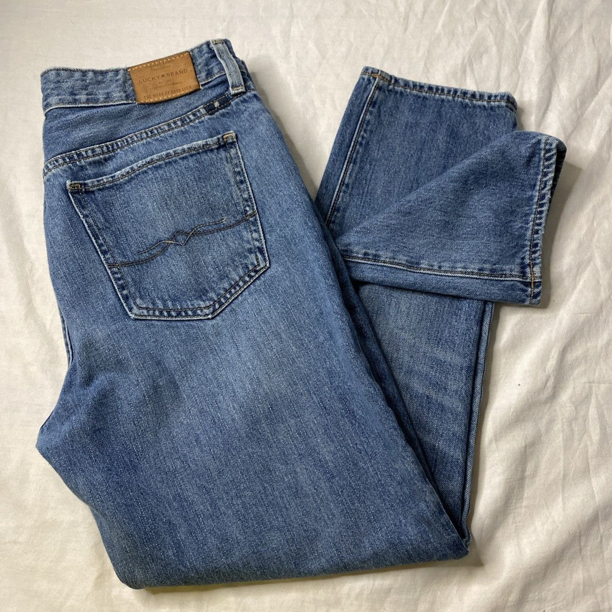 Lucky Brand Lucky Brand Women's Sienna Slim Boyfriend Jeans Sz 6/28 Size 28" / US 6 / IT 42 - 2 Thumbnail