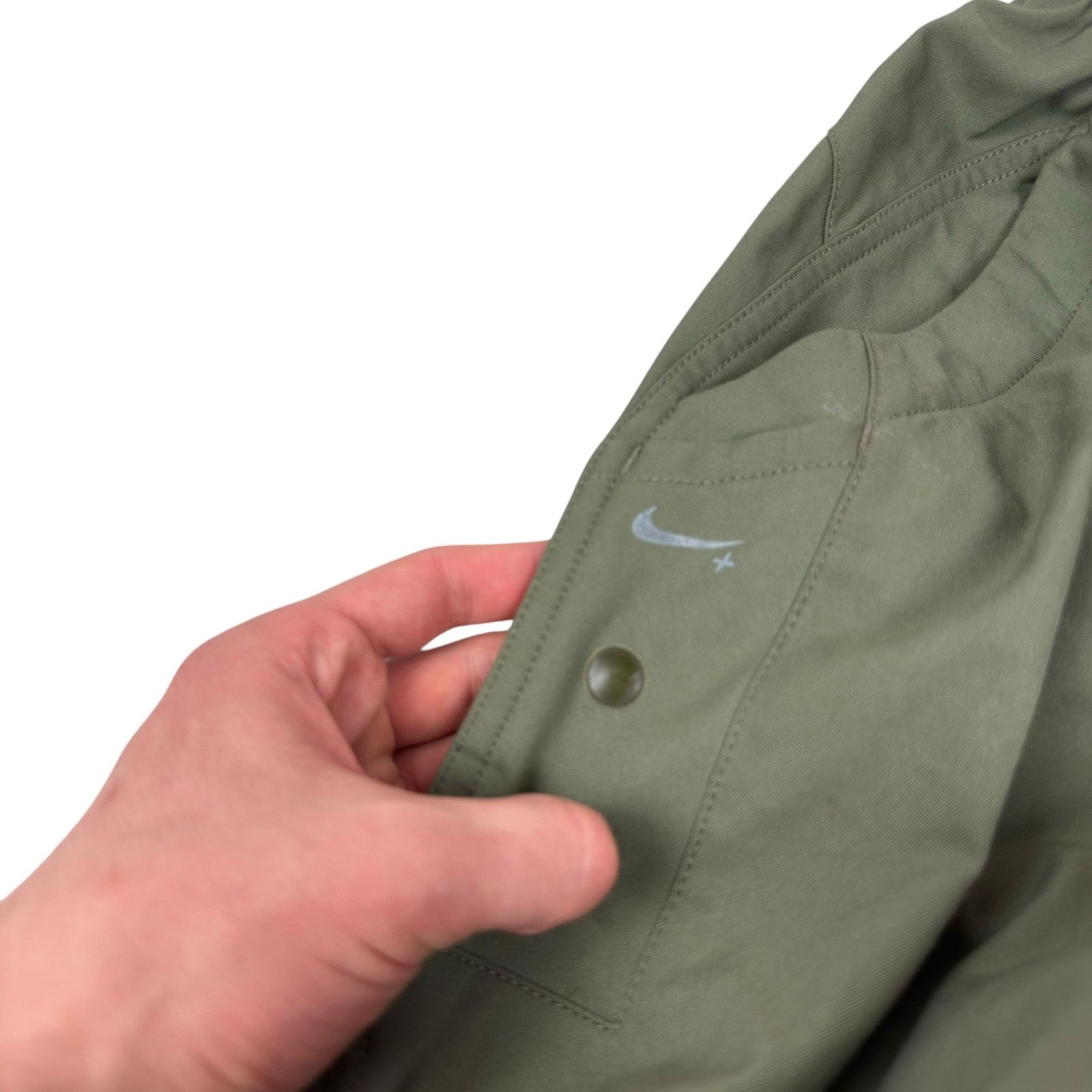 Nike Nike Fit Dry Olive Solo Swoosh Straight Leg Pants S Size US 30 / EU 46 - 7 Thumbnail