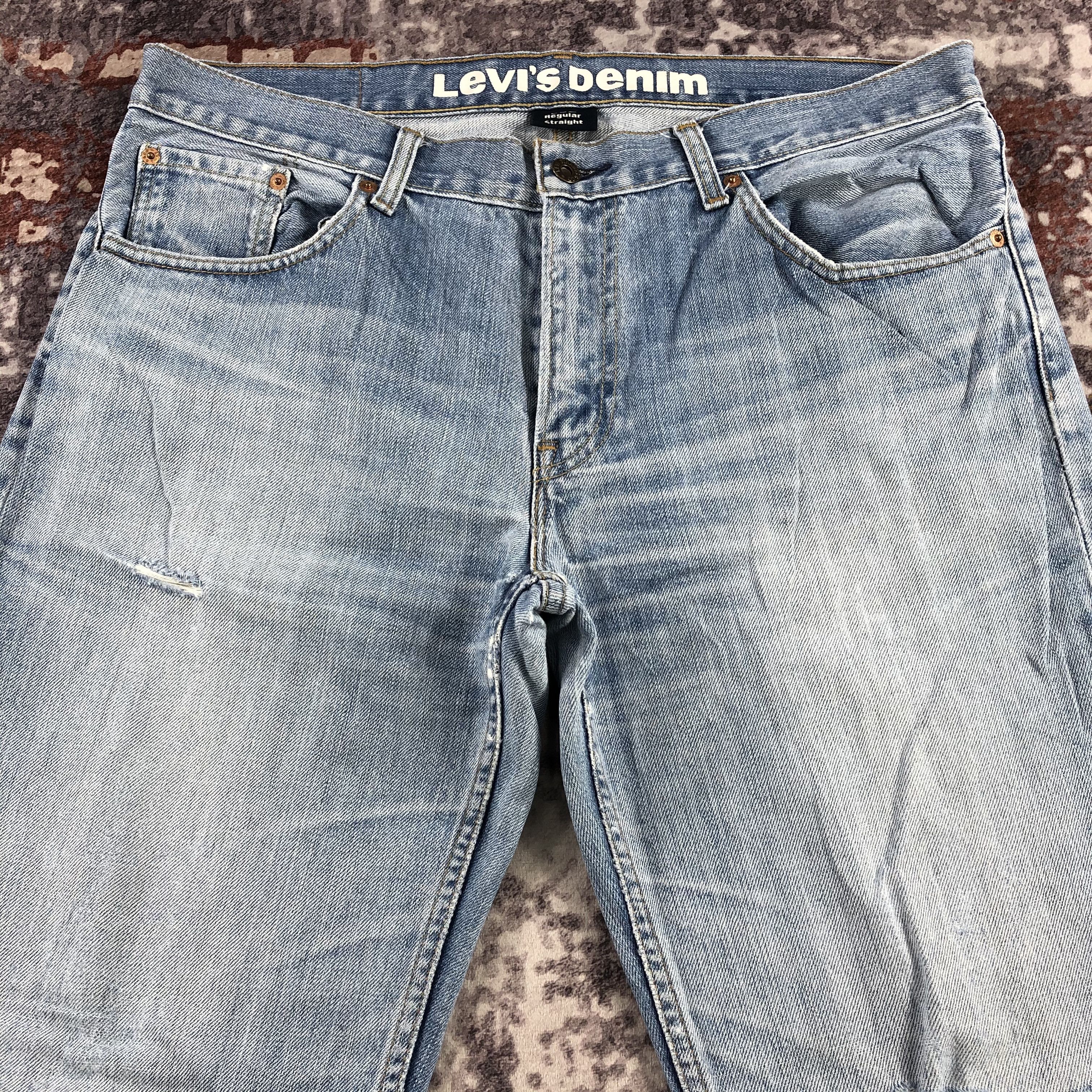 Levi's × Vintage Vintage Blue Wash Levis 502 Jeans-JM2754 Size US 37 - 3 Thumbnail