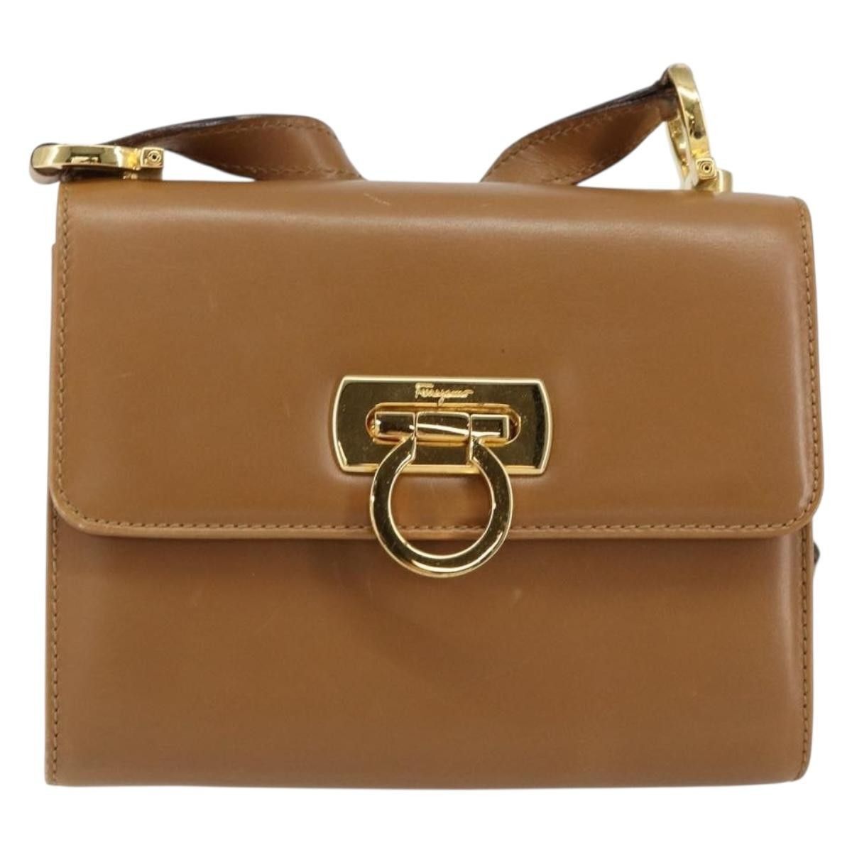Salvatore Ferragamo Salvatore Ferragamo Gancini Leather Size ONE SIZE - 1 Thumbnail