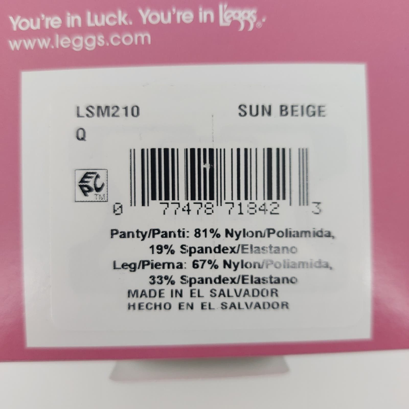 Other Leggs Sun Beige Q Silken Mist Ultra Sheer Leg Control Size ONE SIZE - 8 Thumbnail