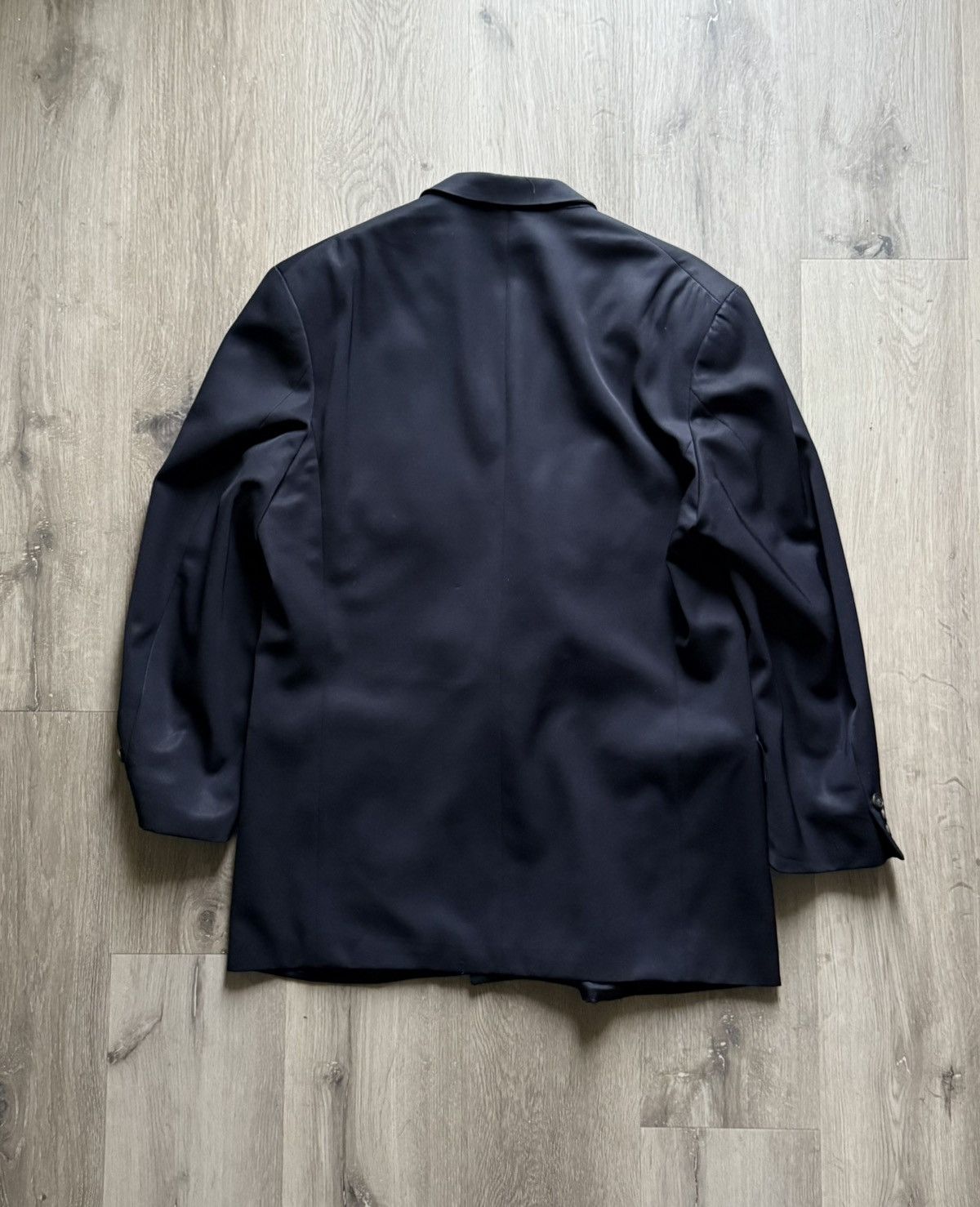 Yohji Yamamoto Yohji Yamamoto Pour Homme Vintage Blazer Navy Size US M / EU 48-50 / 2 - 2 Thumbnail