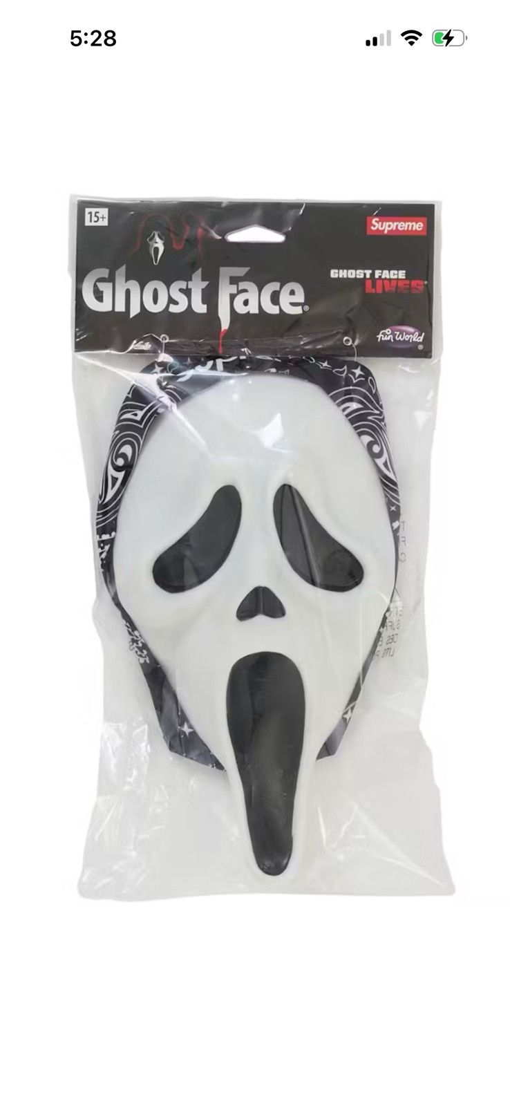 Supreme Supreme Ghostface Scream Mask BLACK SS26 BRAND NEW Size ONE SIZE - 6 Thumbnail