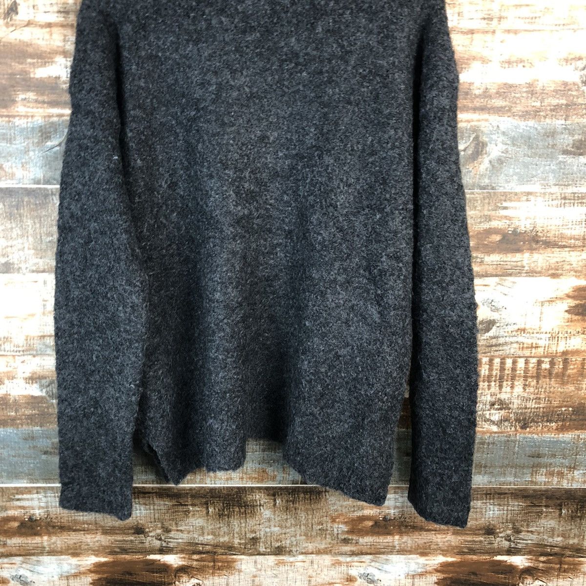 Homespun Knitwear × Uniqlo Uniqlo mohair Grey Knitwear #A2217 Size US M / EU 48-50 / 2 - 13 Thumbnail