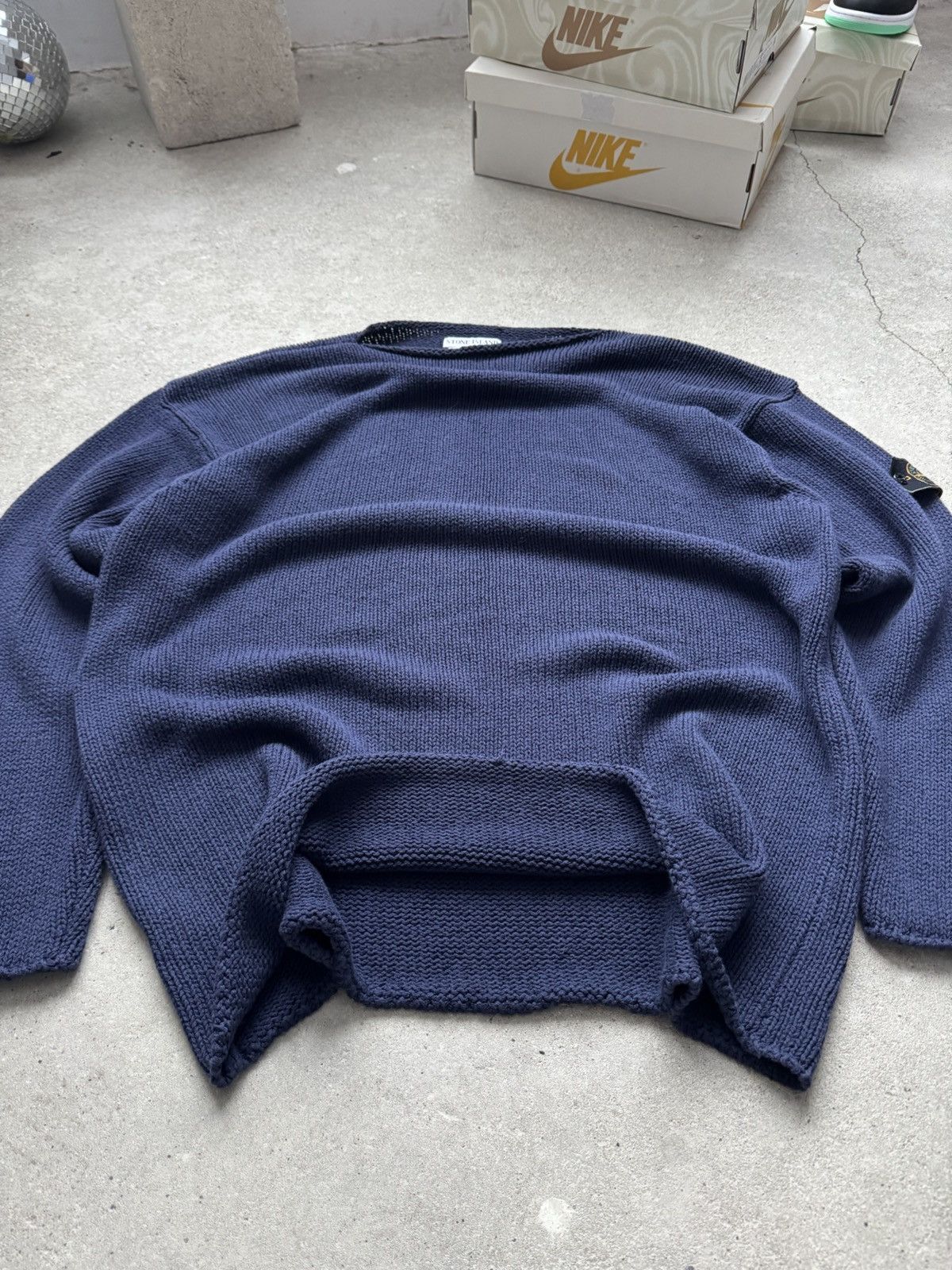 Stone Island RARE 1984 Vintage Stone Island Knit Sweater Size US XXL / EU 58 / 5 - 4 Thumbnail