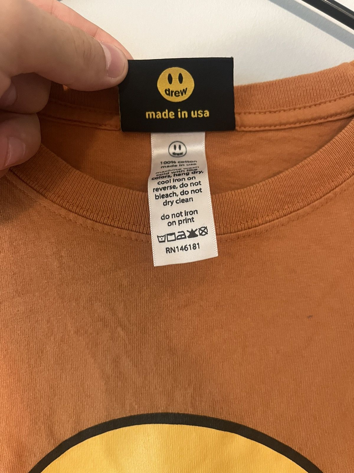 Drew House Orange Drew House Mascot Tee XS Size XS / US 0-2 / IT 36-38 - 3 Thumbnail