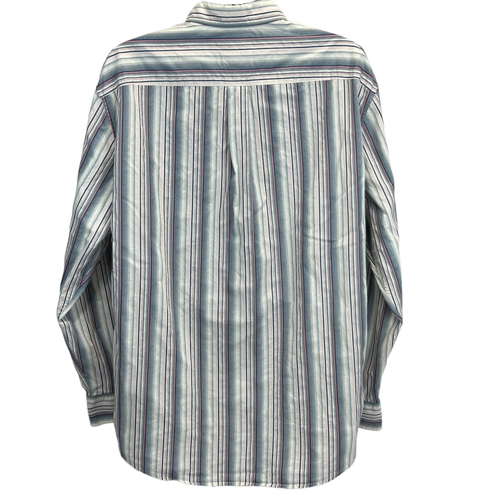 Tommy Bahama Tommy Bahama Button Front Shirt Blue Pink Striped XXL 2XL Size US XXL / EU 58 / 5 - 3 Thumbnail