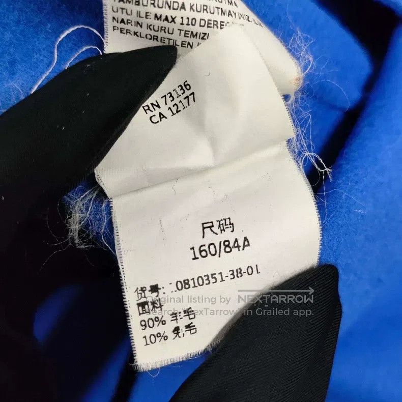 Max Mara Max Mara Blue Wool Coat Size XXS / US 00 / IT 34 - 6 Thumbnail