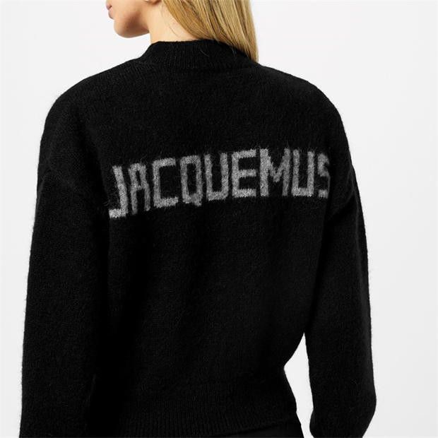 Jacquemus o1g2r1mq1024 Sweater in Black Size M / US 6-8 / IT 42-44 - 3 Thumbnail