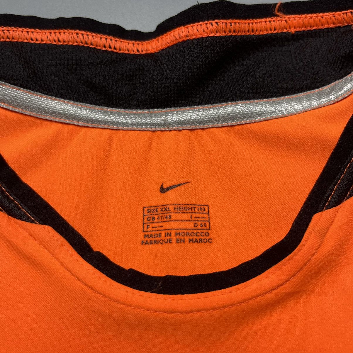 Nike NETHERLANDS NIKE 2002/2004 FOOTBALL HOME JERSEY #10 BERGKAMP Size US XXL / EU 58 / 5 - 6 Thumbnail